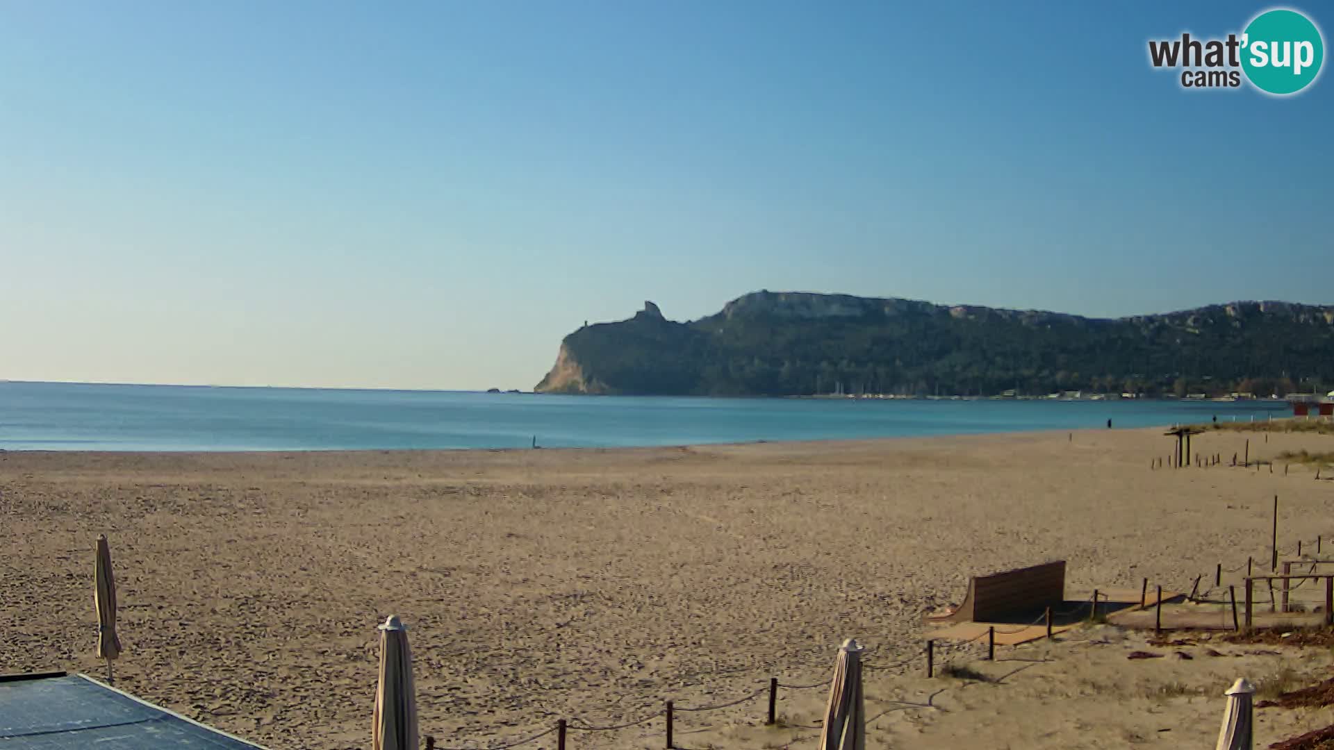 Webcam spiaggia del Poetto | Cagliari | Sardegna