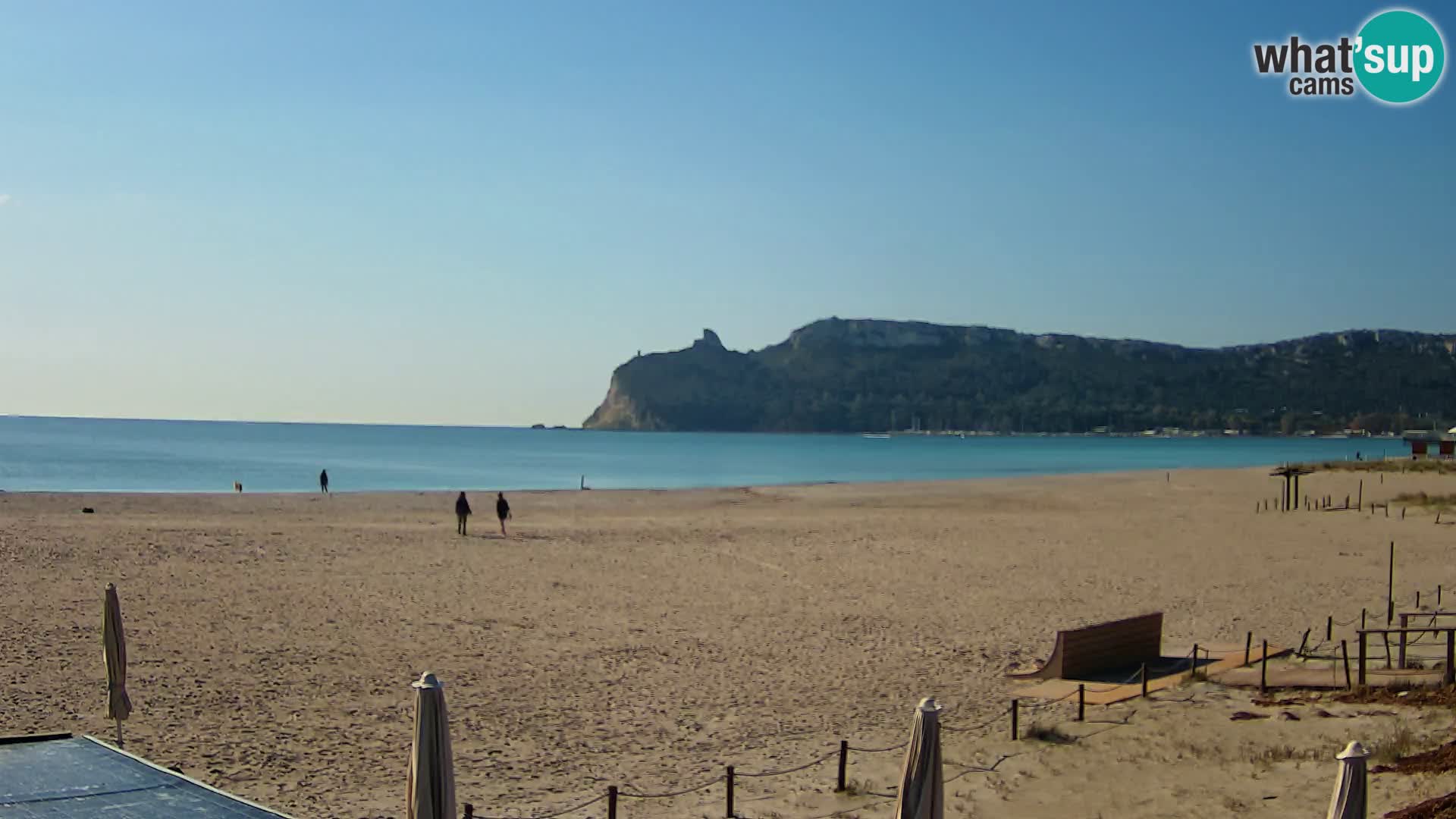 Poetto beach webcam | Cagliari | Sardinija