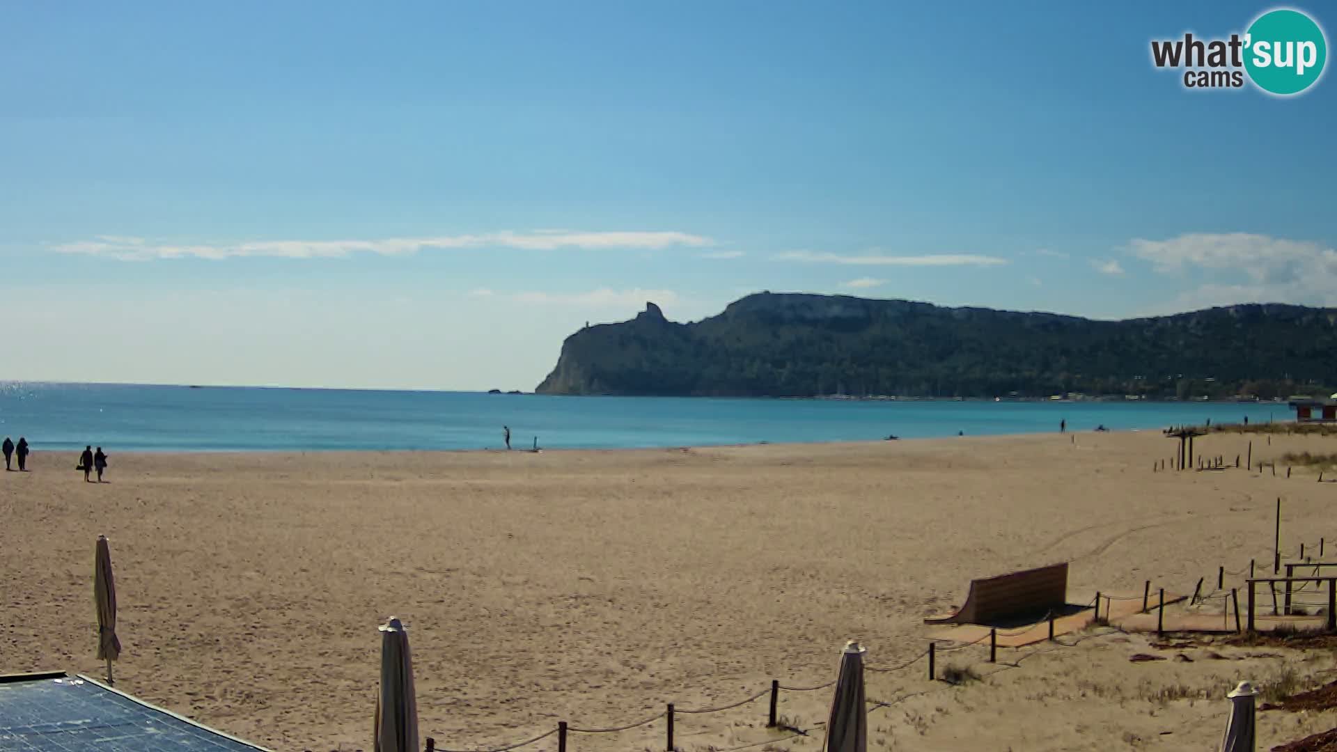 Poetto beach webcam | Cagliari | Sardinija