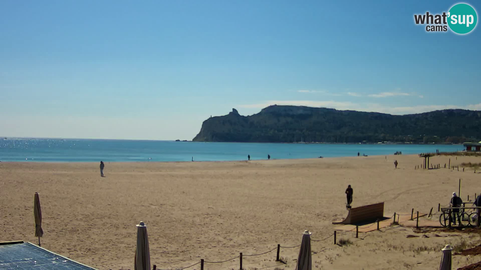 Poetto beach webcam | Cagliari | Sardinia
