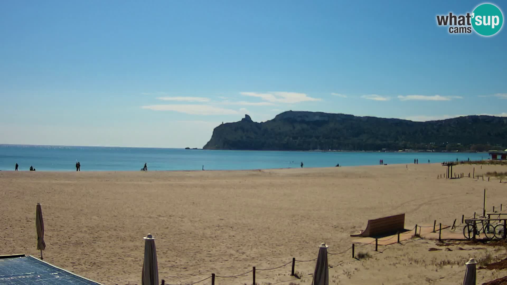 Poetto beach webcam | Cagliari | Sardinia