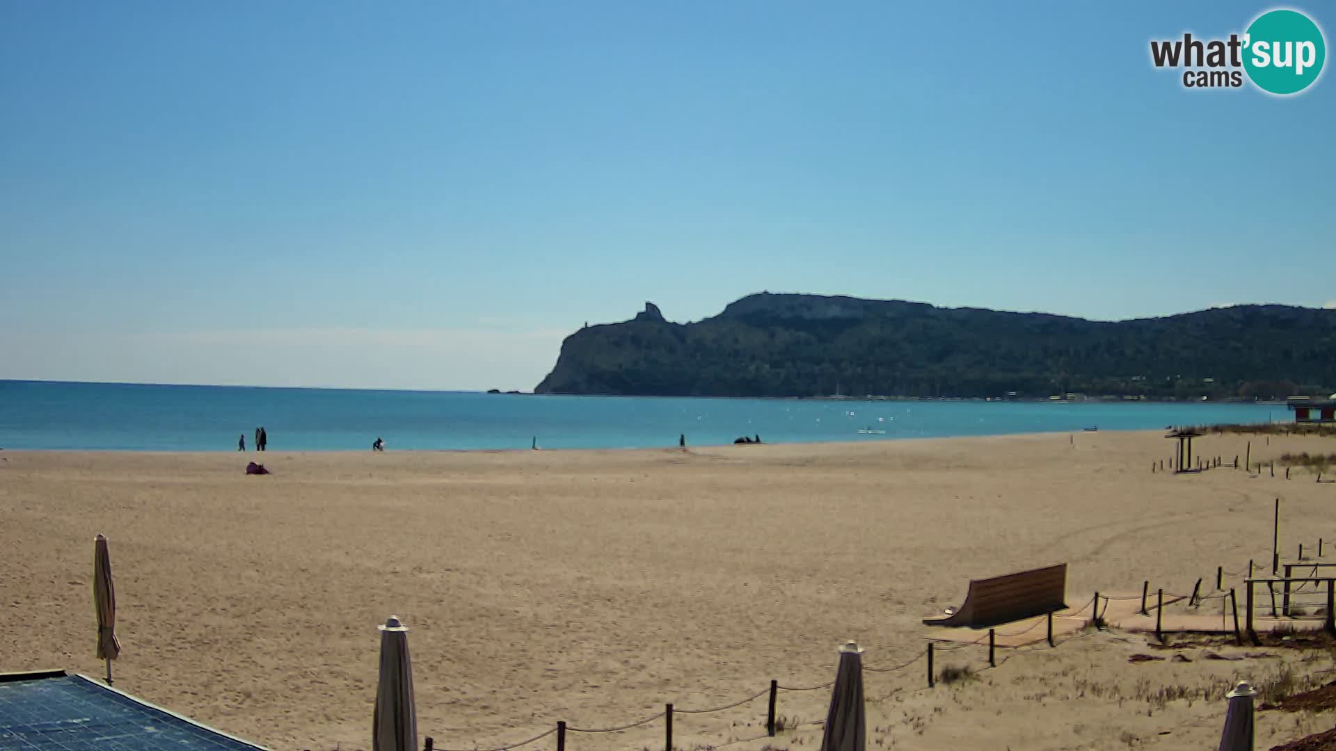 Webcam plage de Poetto | Cagliari | Sardaigne