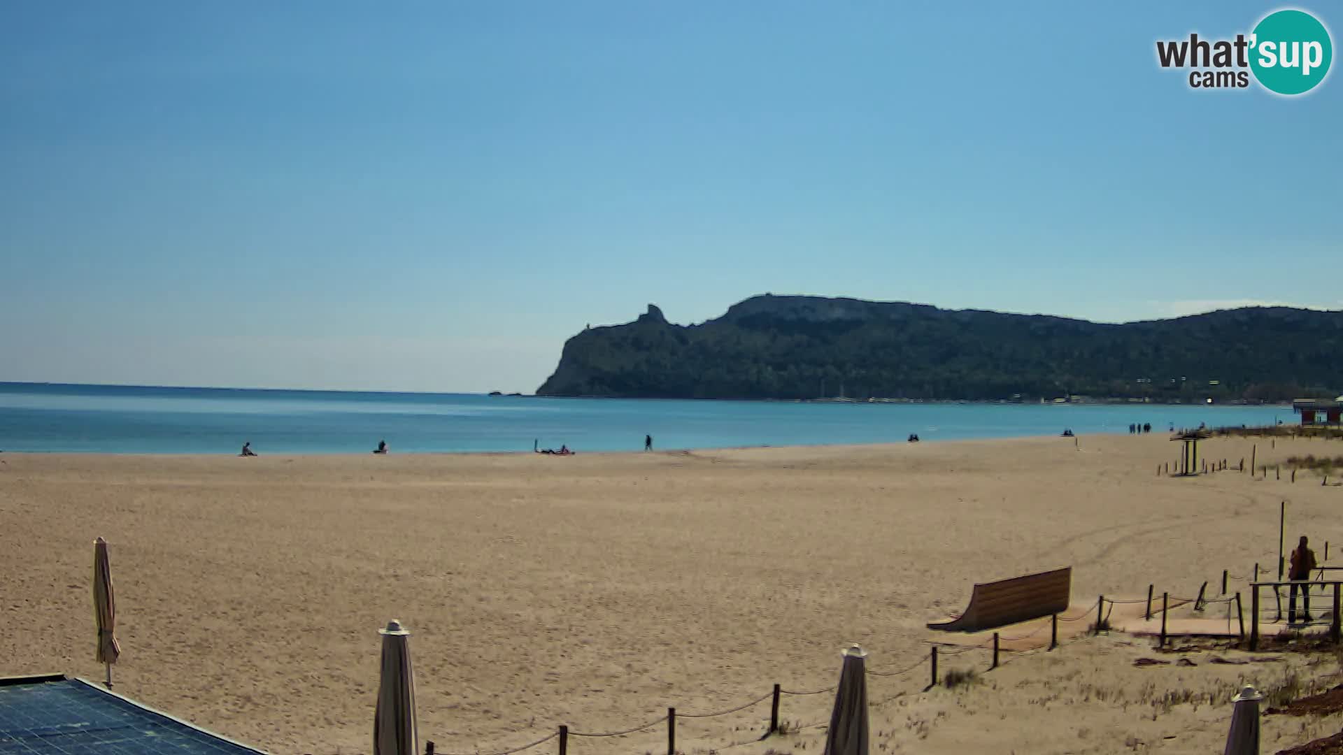 Poetto Strand Webcam | Cagliari | Sardinien