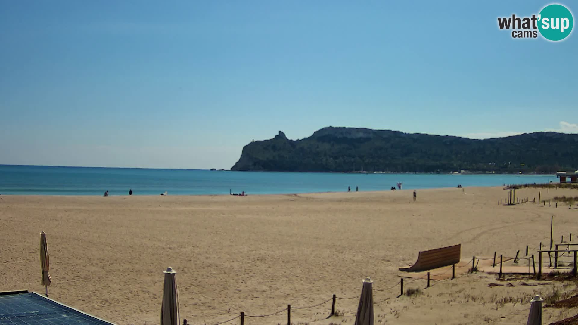 Poetto Strand Webcam | Cagliari | Sardinien