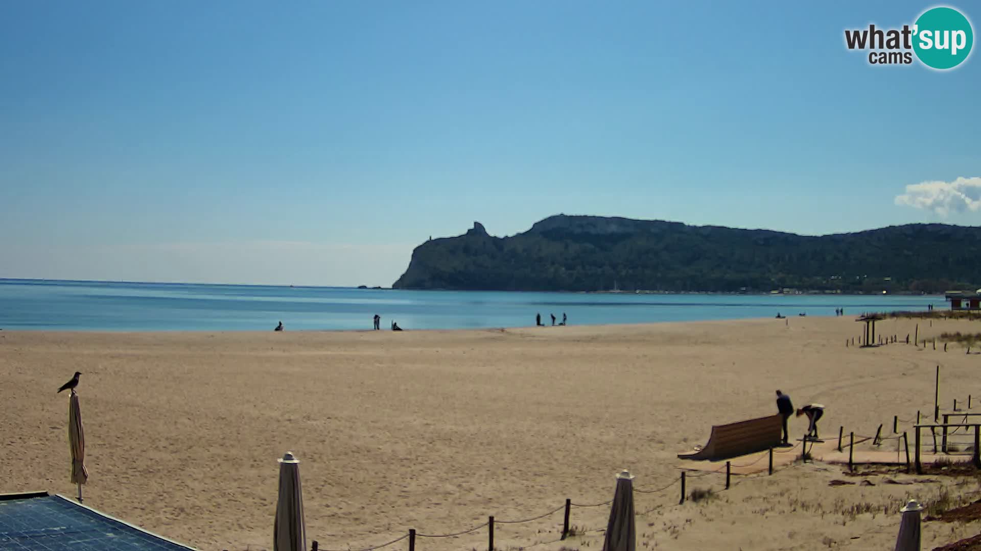 Poetto beach webcam | Cagliari | Sardinija