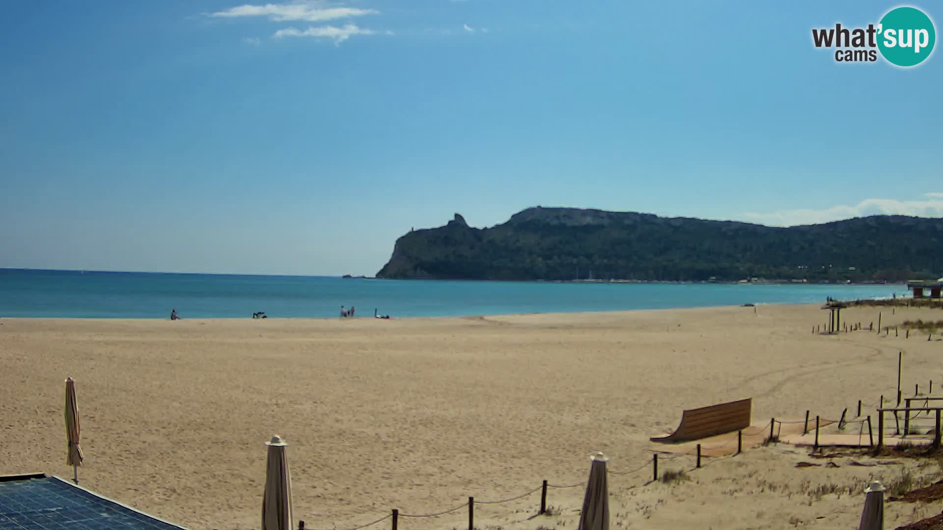 Poetto beach webcam | Cagliari | Sardinia