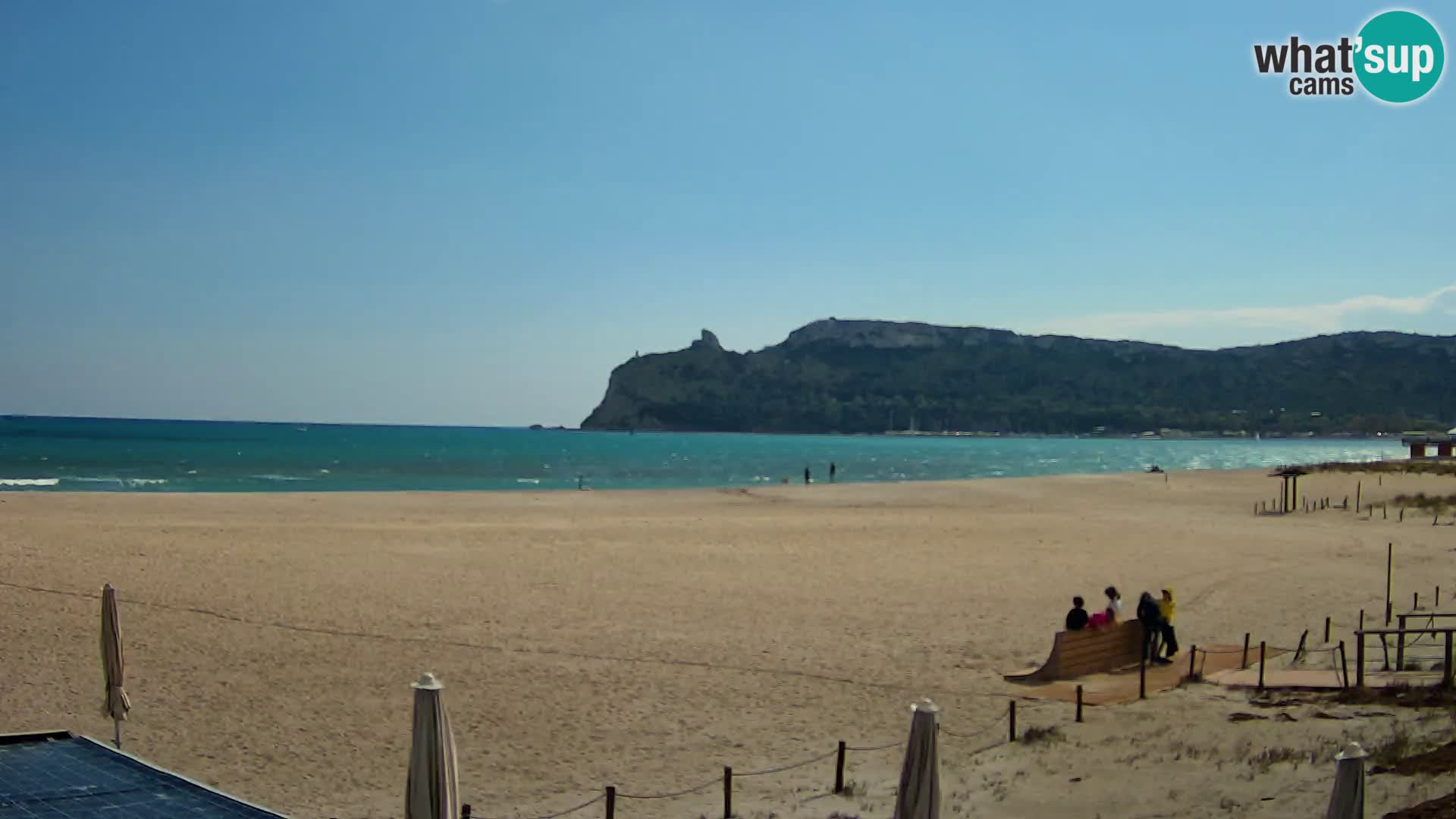 Poetto beach webcam | Cagliari | Sardinija