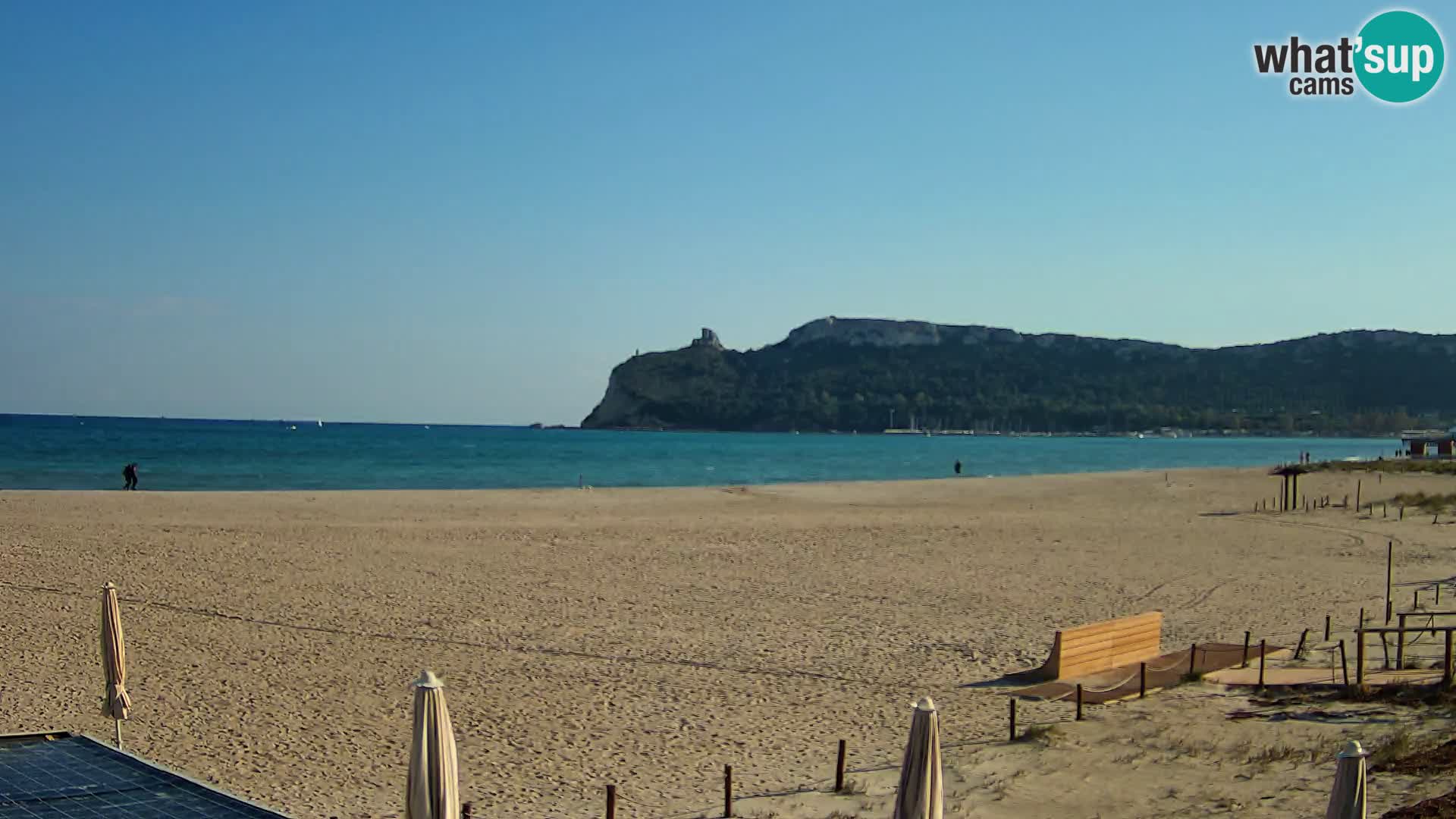 Poetto beach webcam | Cagliari | Sardinija