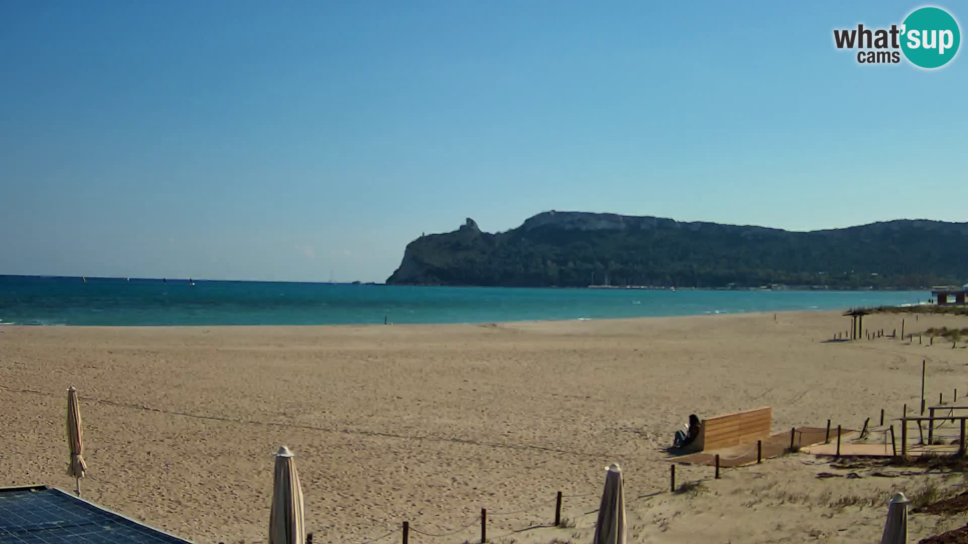 Webcam plage de Poetto | Cagliari | Sardaigne
