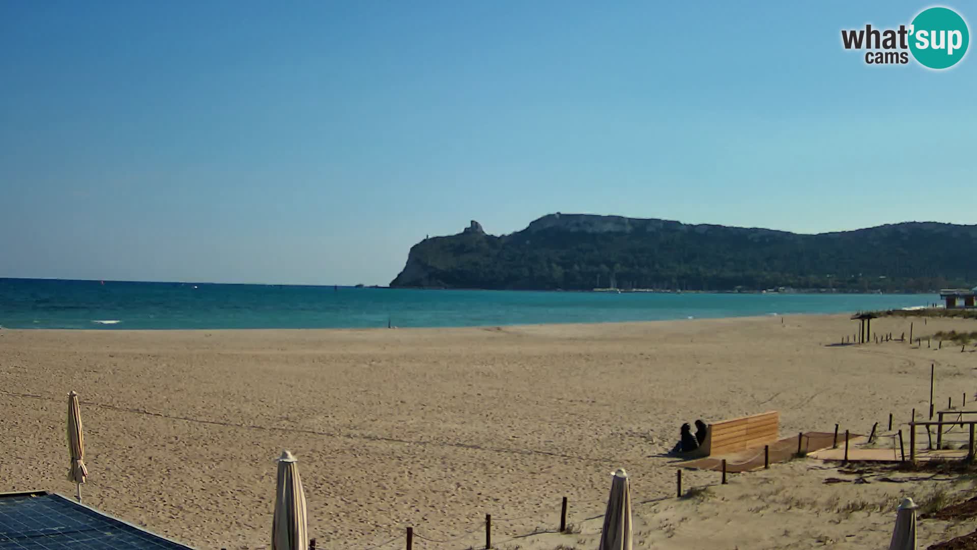 Poetto beach webcam | Cagliari | Sardinia