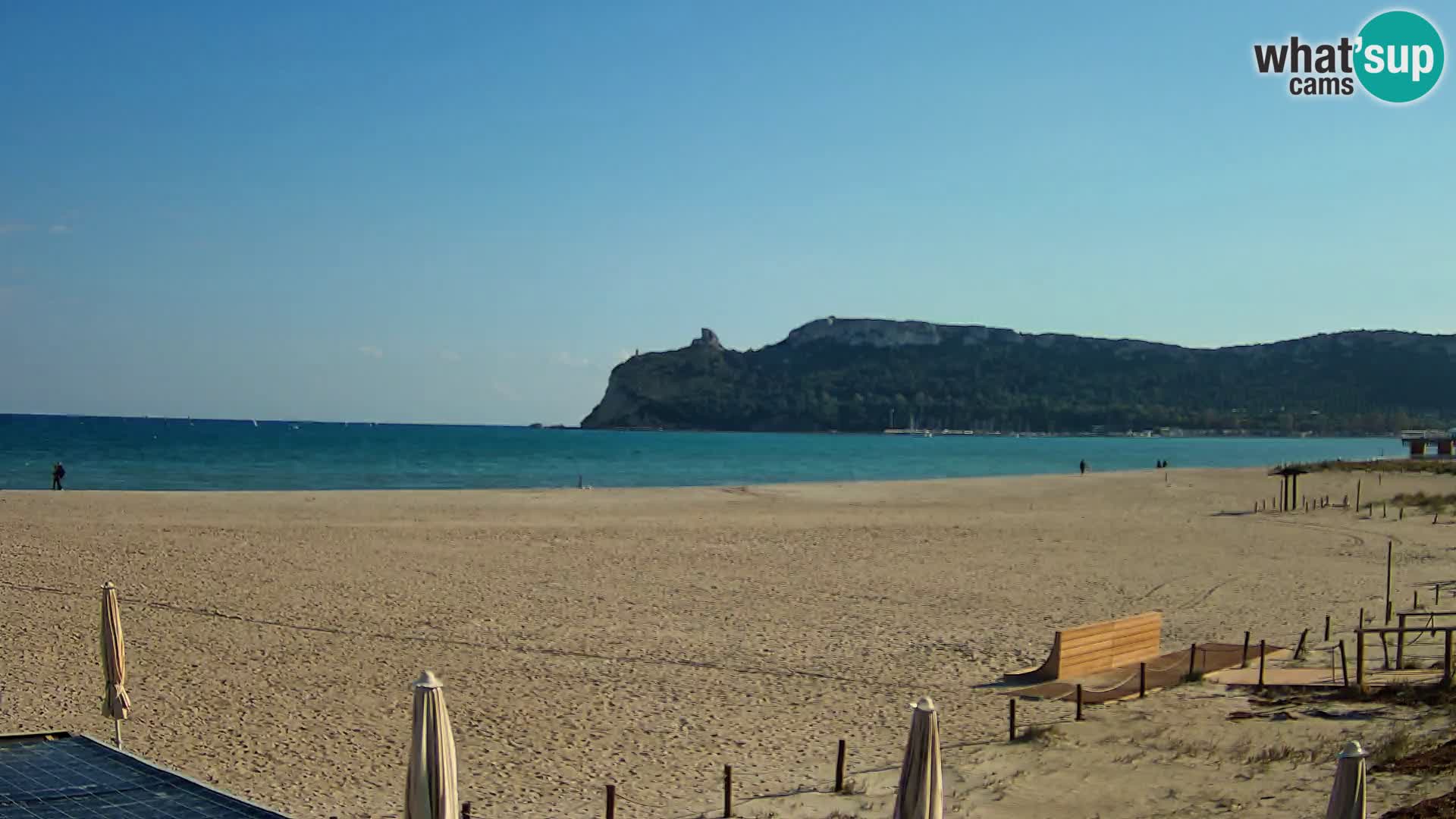 Poetto beach webcam | Cagliari | Sardinija