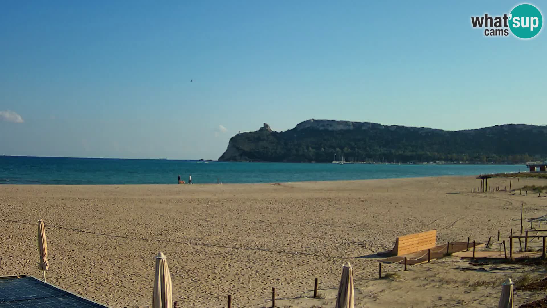 Webcam plage de Poetto | Cagliari | Sardaigne