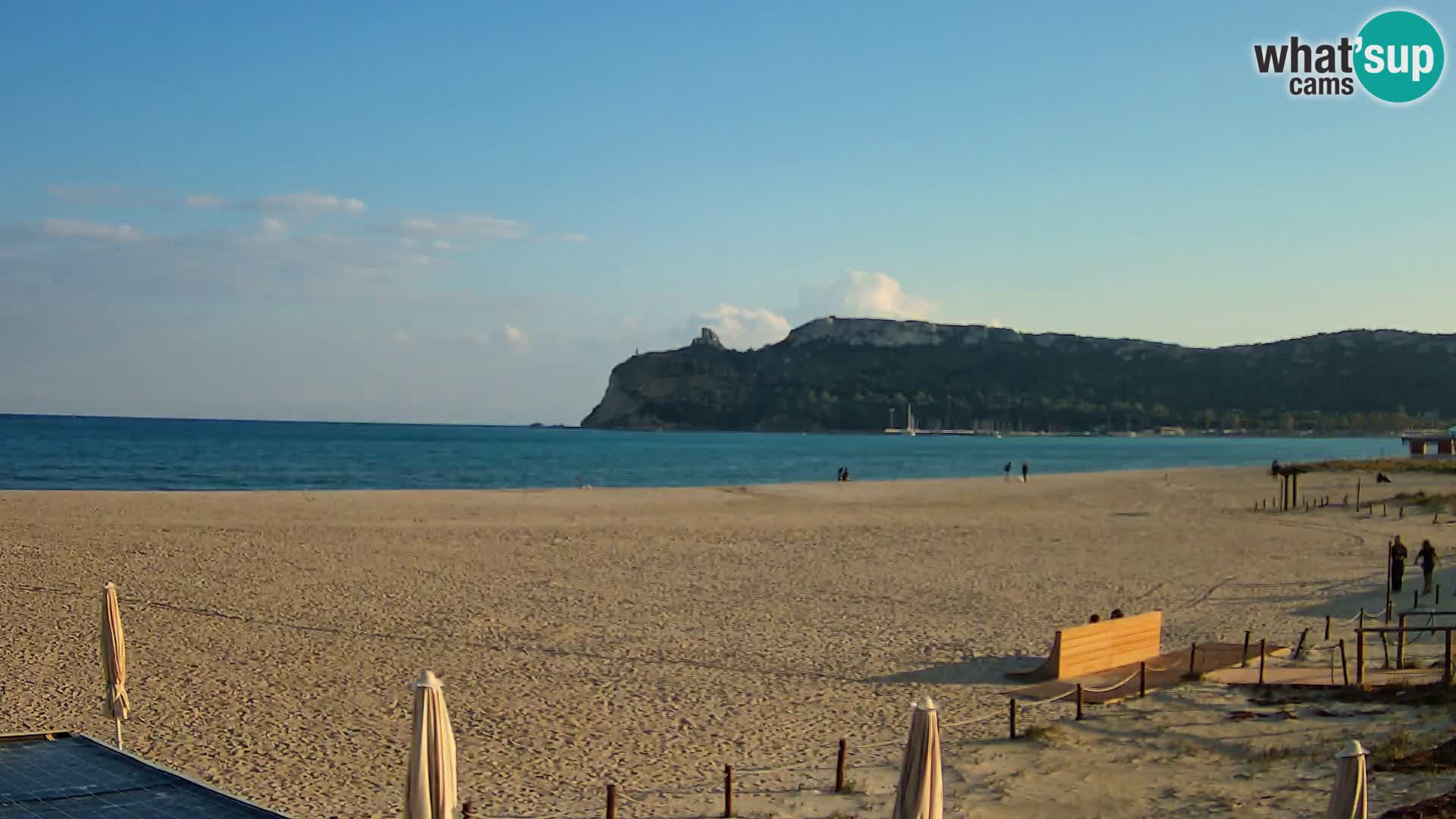 Poetto beach webcam | Cagliari | Sardinija