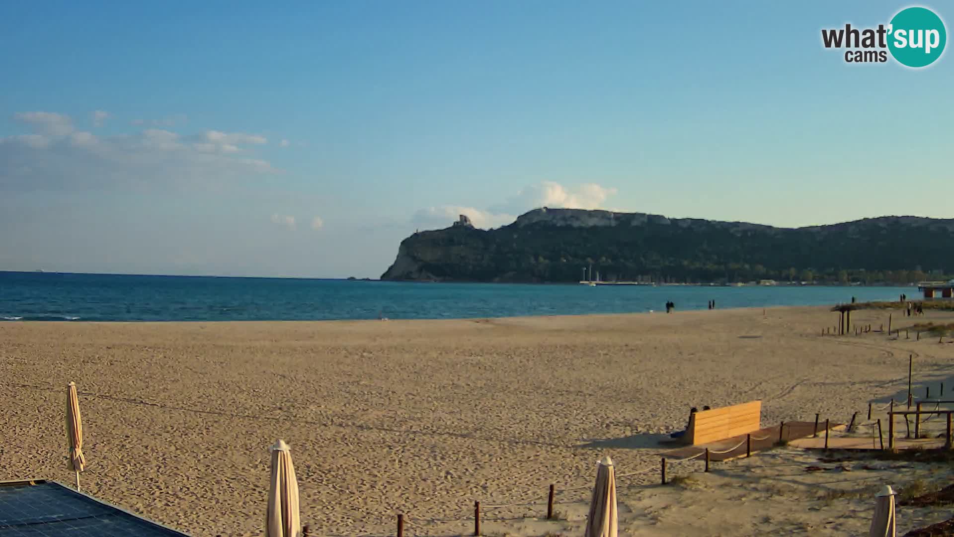 Webcam plage de Poetto | Cagliari | Sardaigne