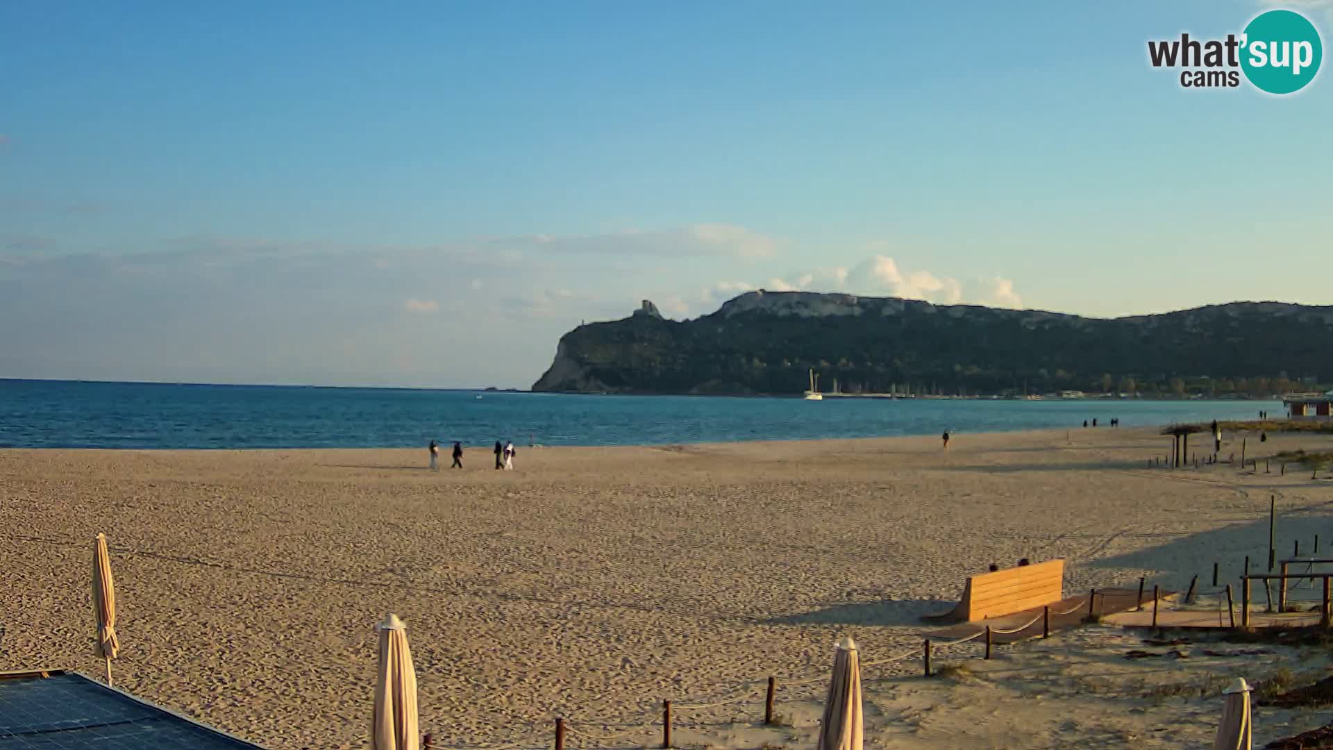 Poetto beach webcam | Cagliari | Sardinija