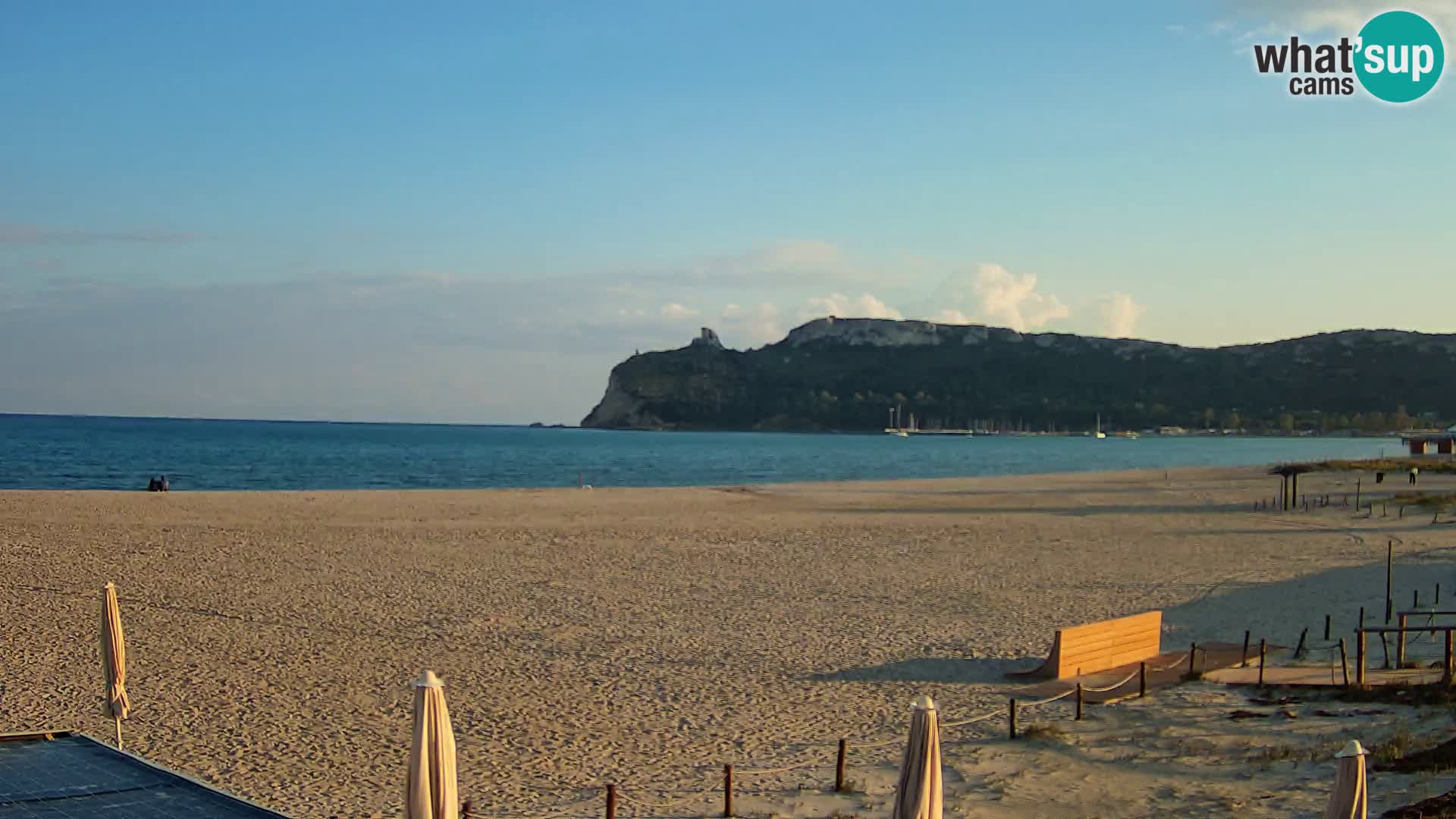 Poetto beach webcam | Cagliari | Sardinija