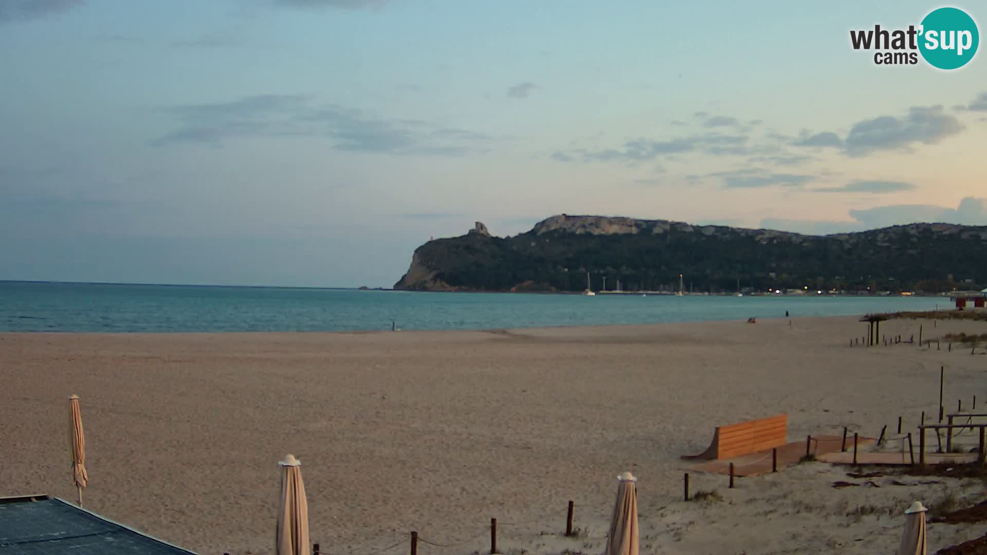 Poetto beach webcam | Cagliari | Sardinija