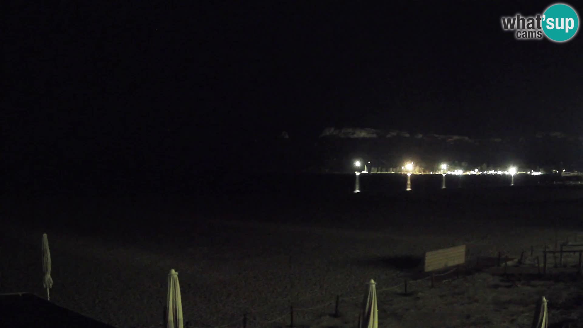 Poetto beach webcam | Cagliari | Sardinija