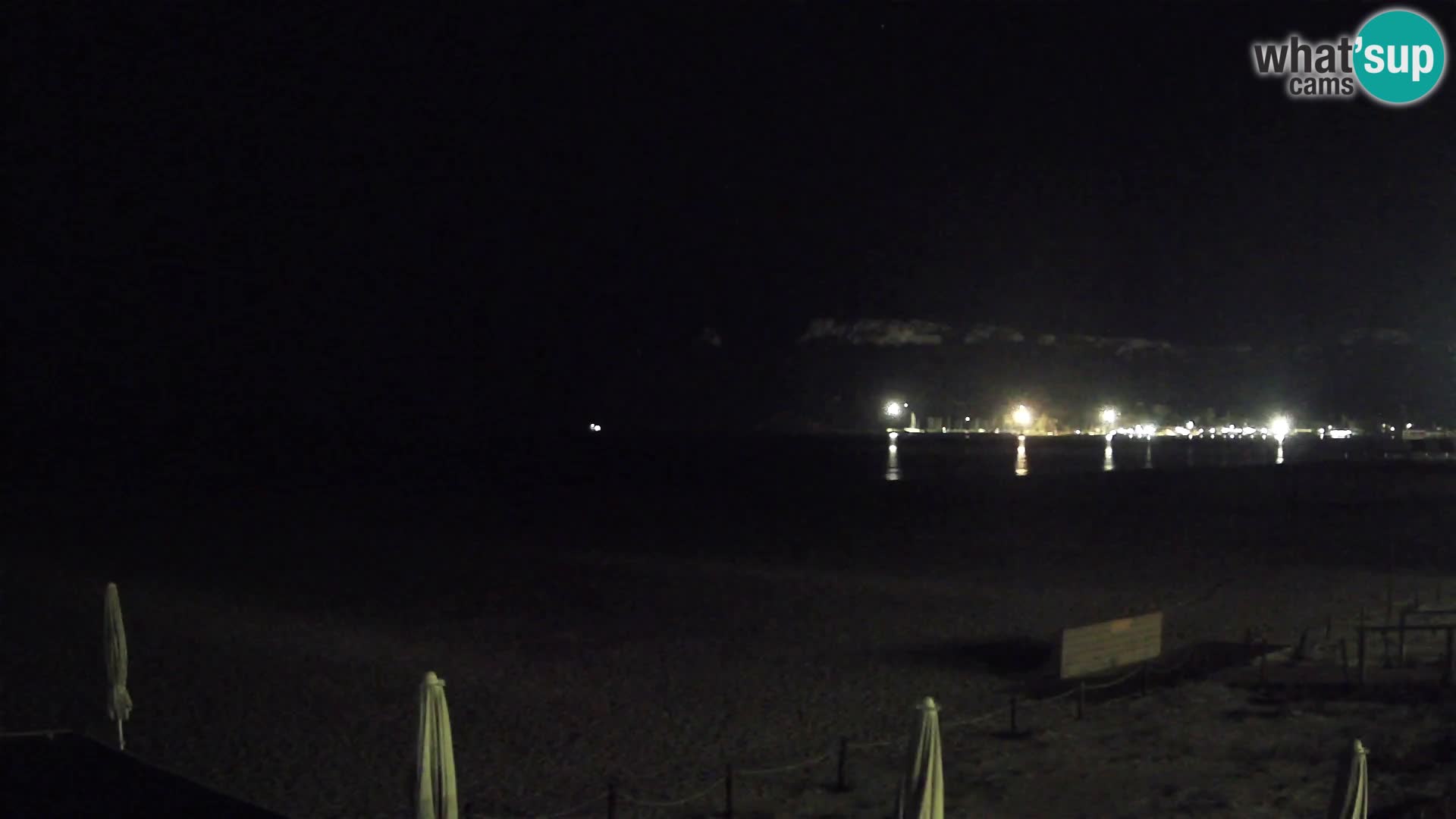 Poetto beach webcam | Cagliari | Sardinija