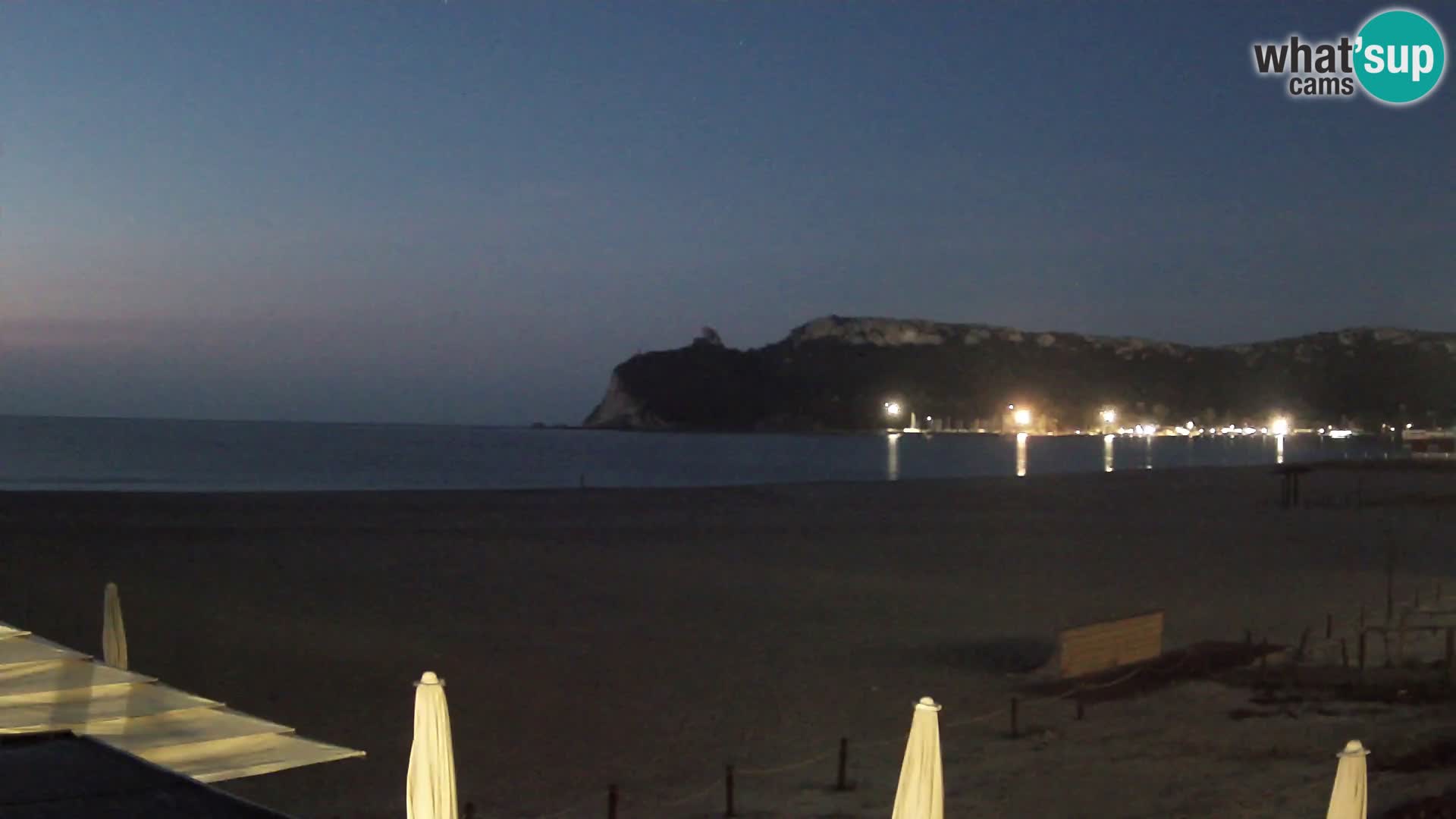 Poetto beach webcam | Cagliari | Sardinija