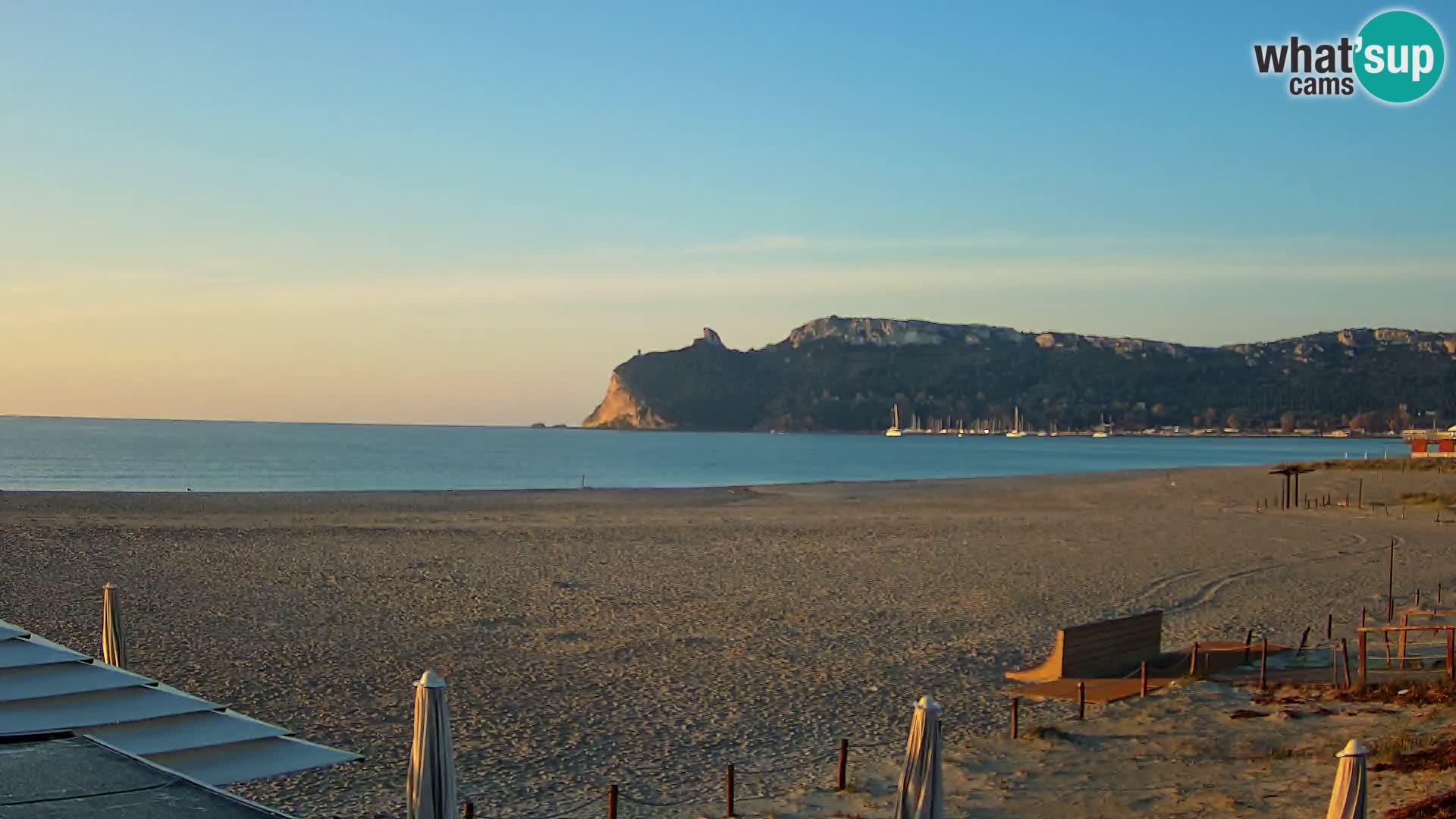 Webcam spiaggia del Poetto | Cagliari | Sardegna