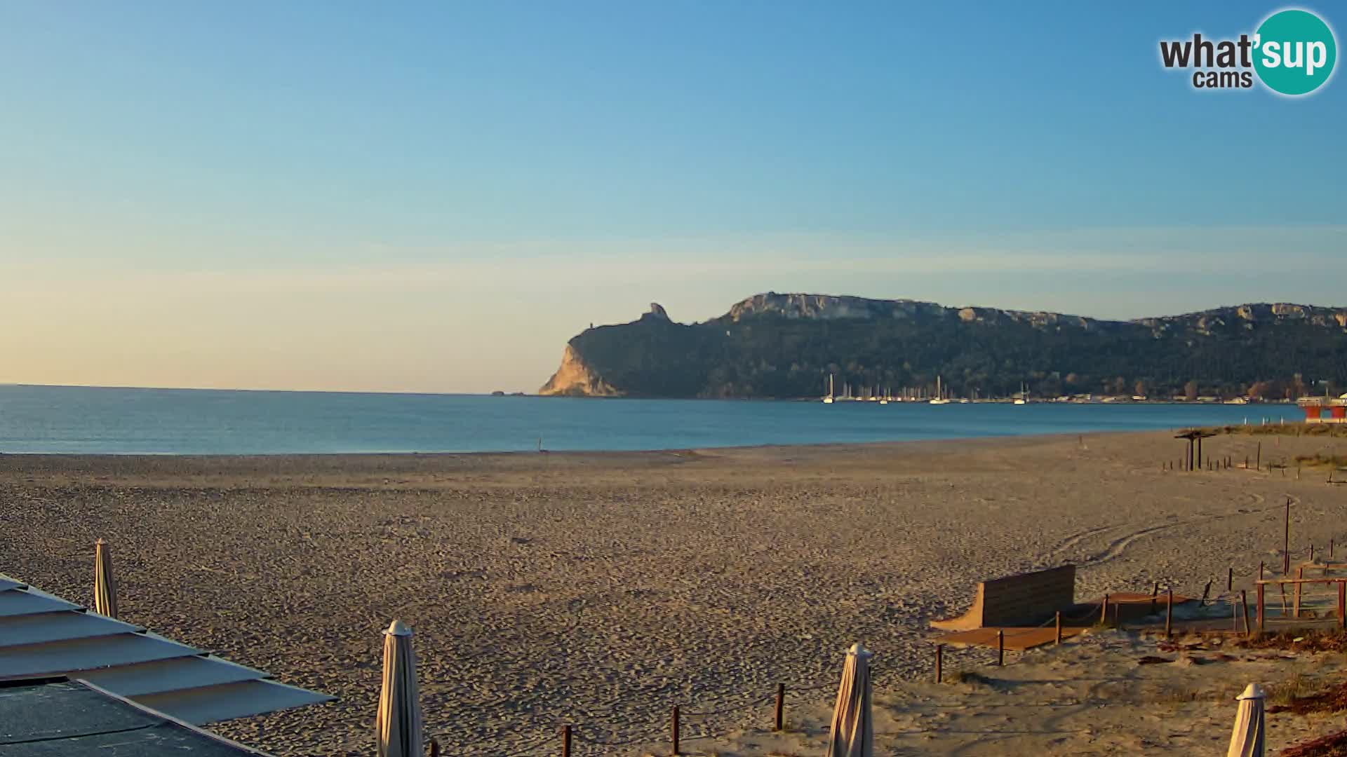 Poetto beach webcam | Cagliari | Sardinija
