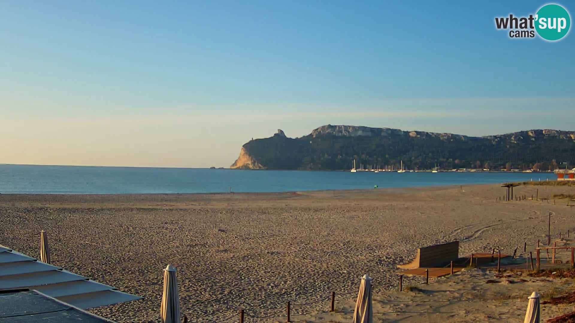 Poetto beach webcam | Cagliari | Sardinia