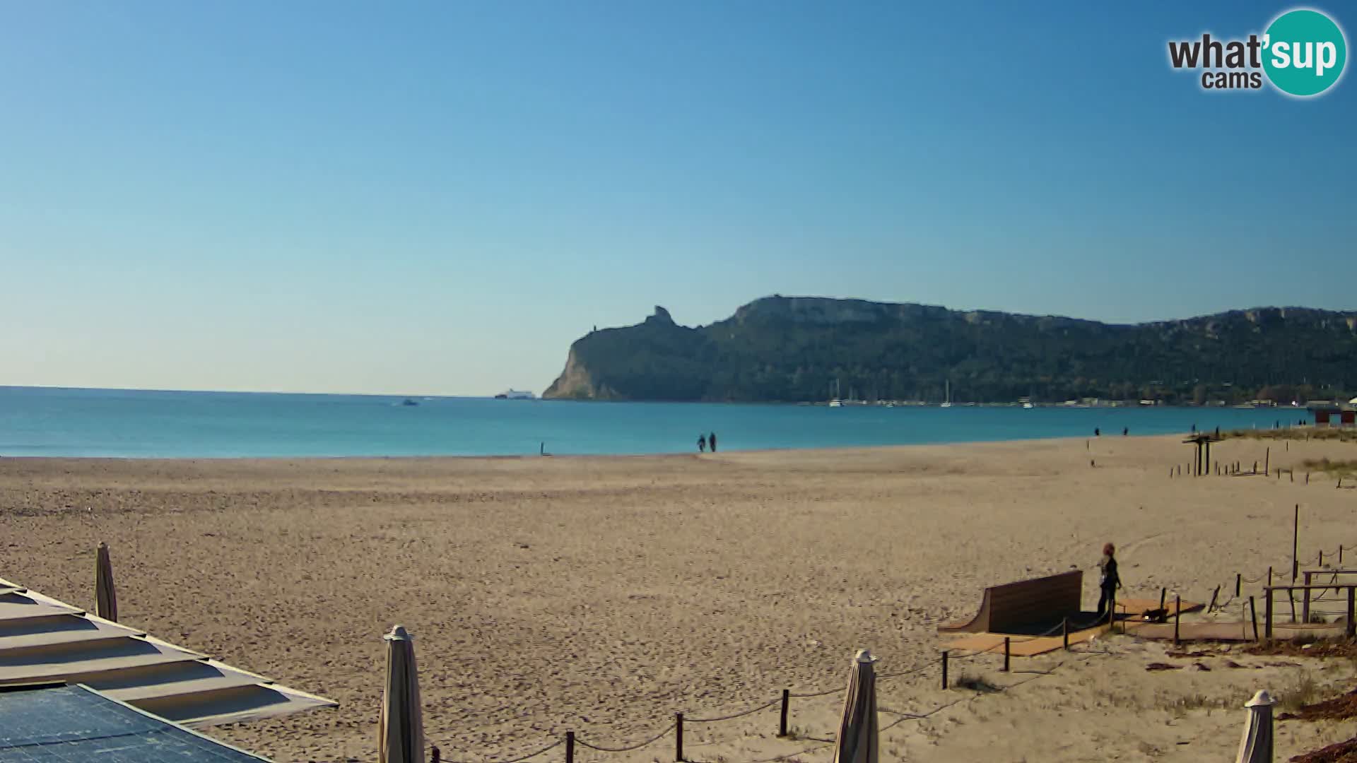 Webcam spiaggia del Poetto | Cagliari | Sardegna