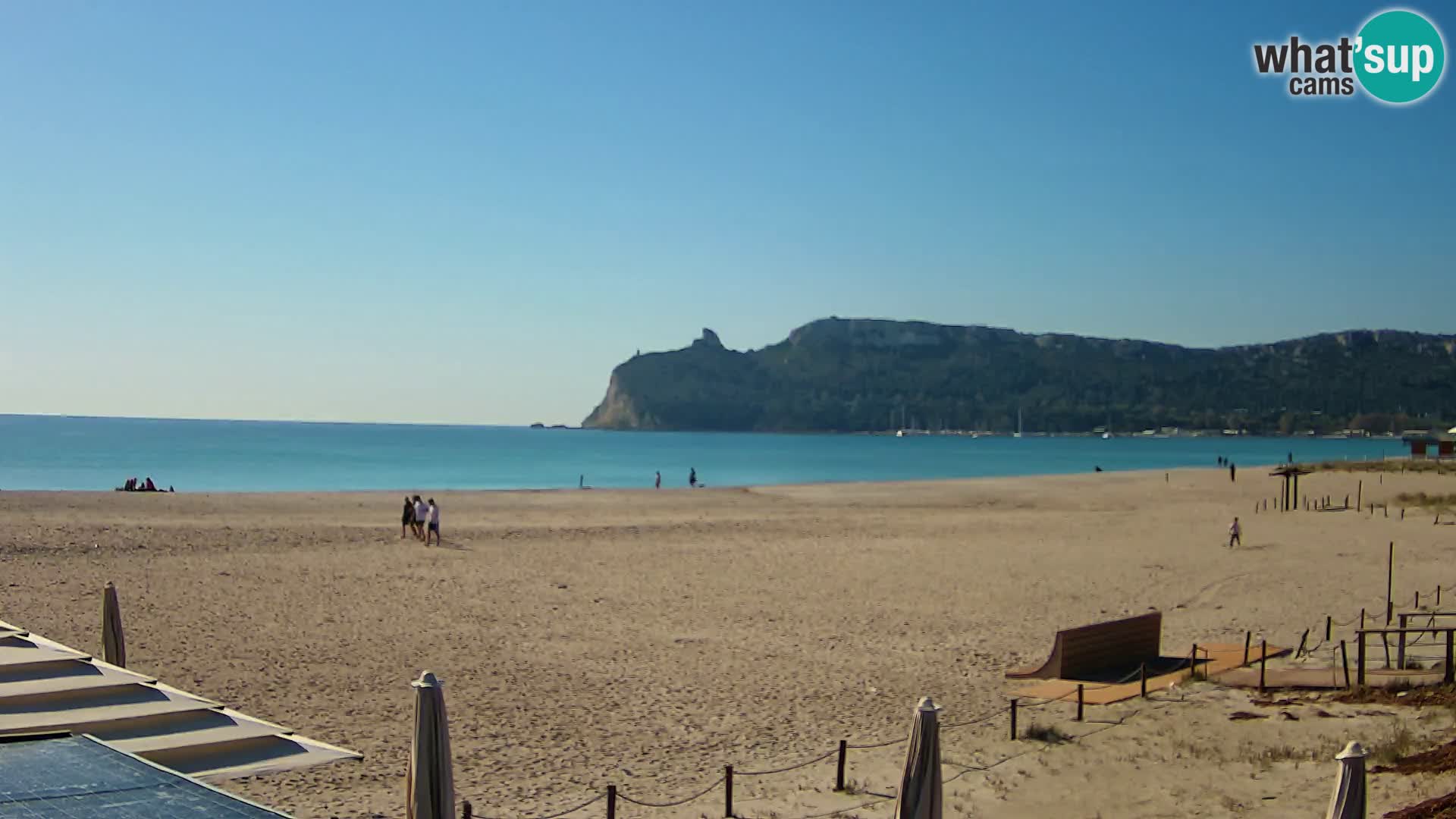Poetto beach webcam | Cagliari | Sardinija