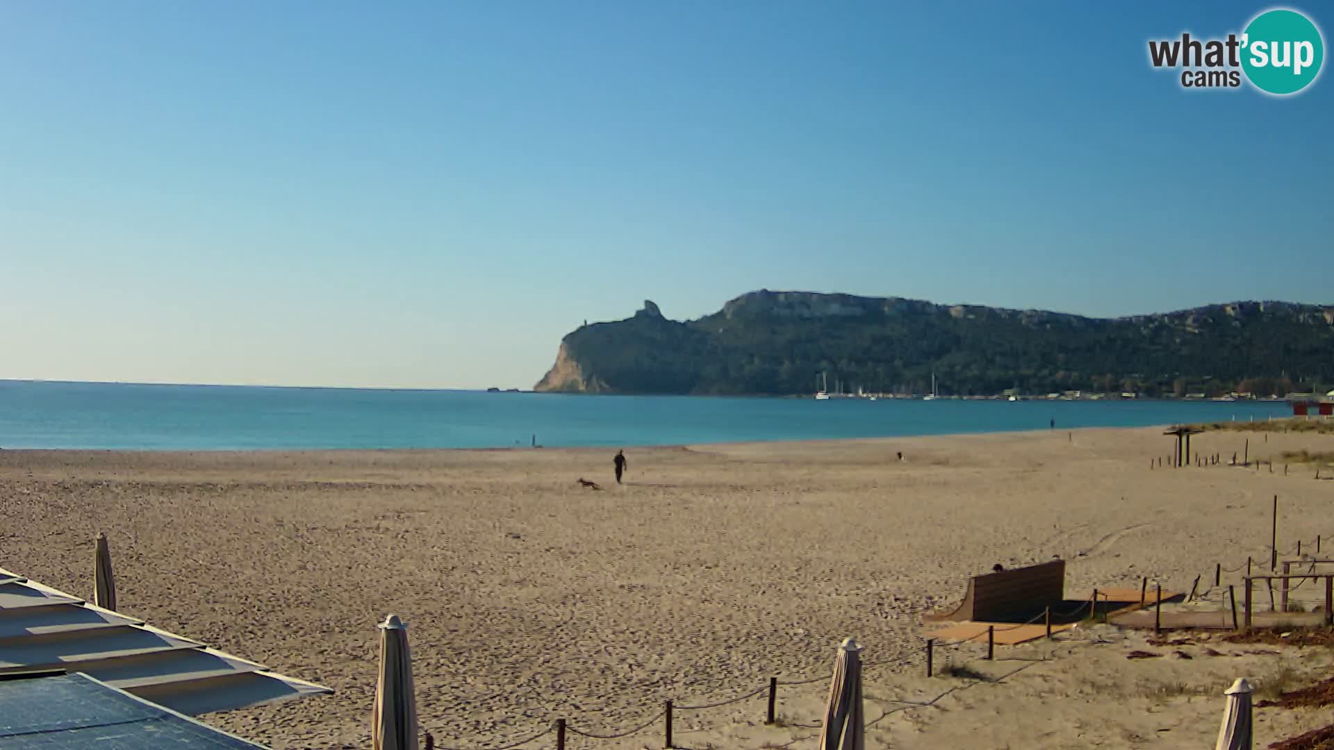 Poetto beach webcam | Cagliari | Sardinija