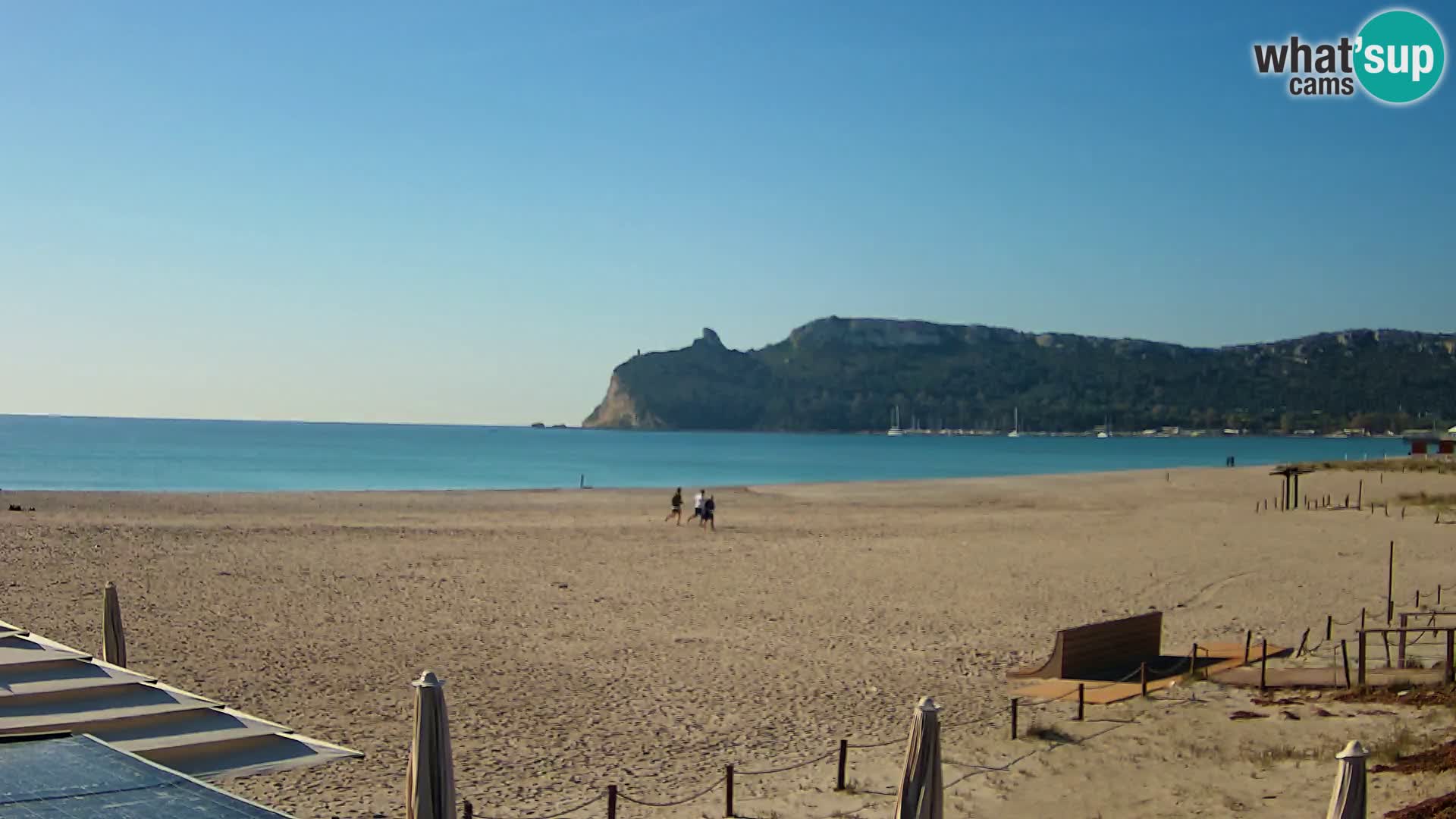 Poetto beach webcam | Cagliari | Sardinija