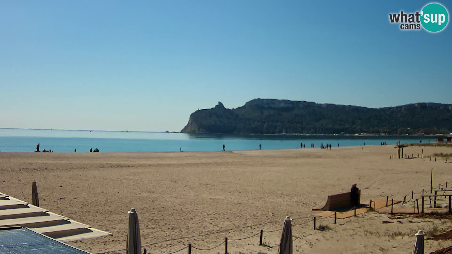 Poetto Strand Webcam | Cagliari | Sardinien