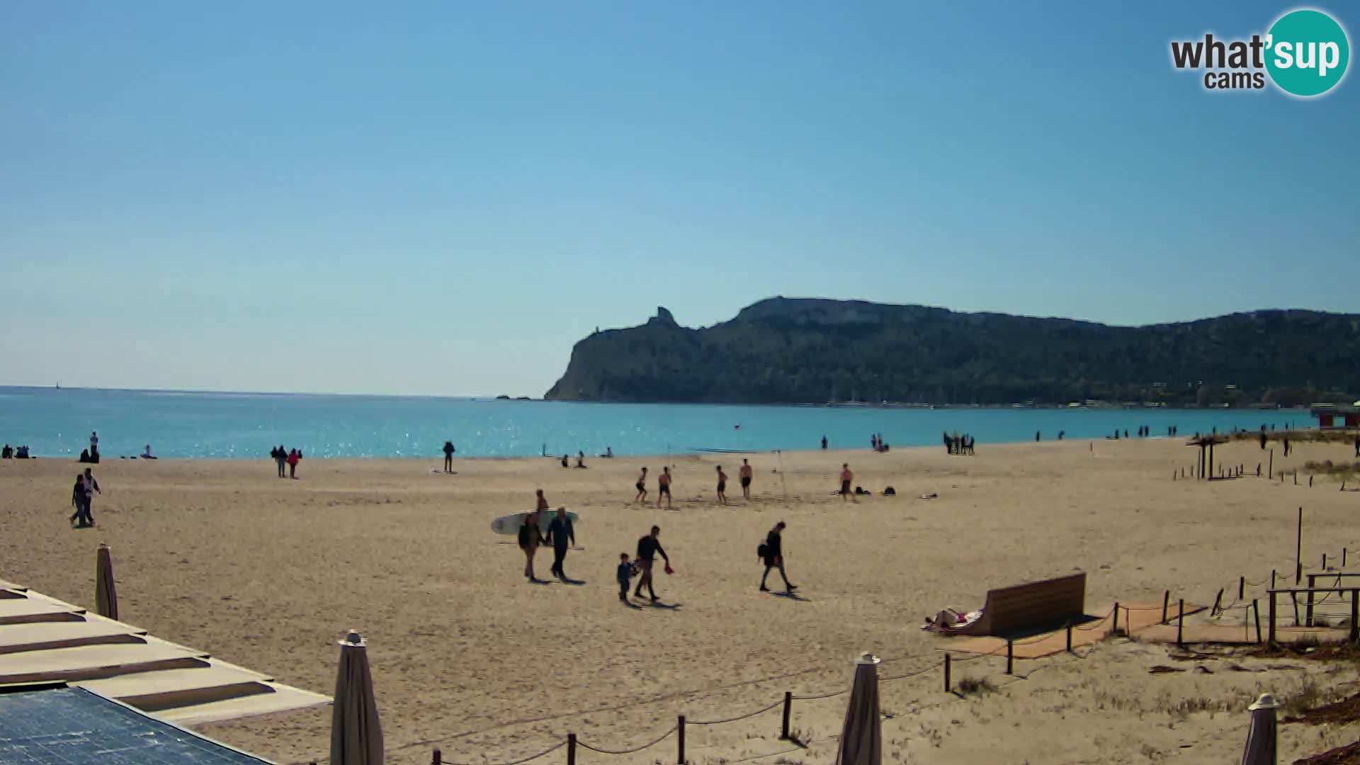 Webcam spiaggia del Poetto | Cagliari | Sardegna