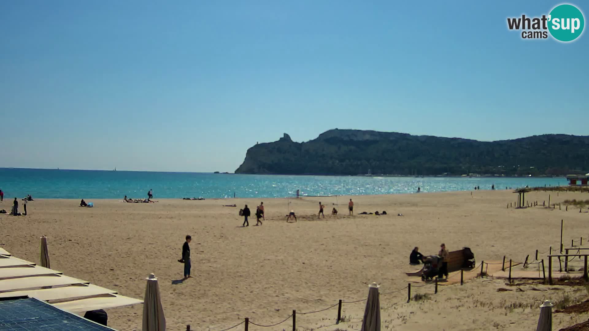 Poetto beach webcam | Cagliari | Sardinia