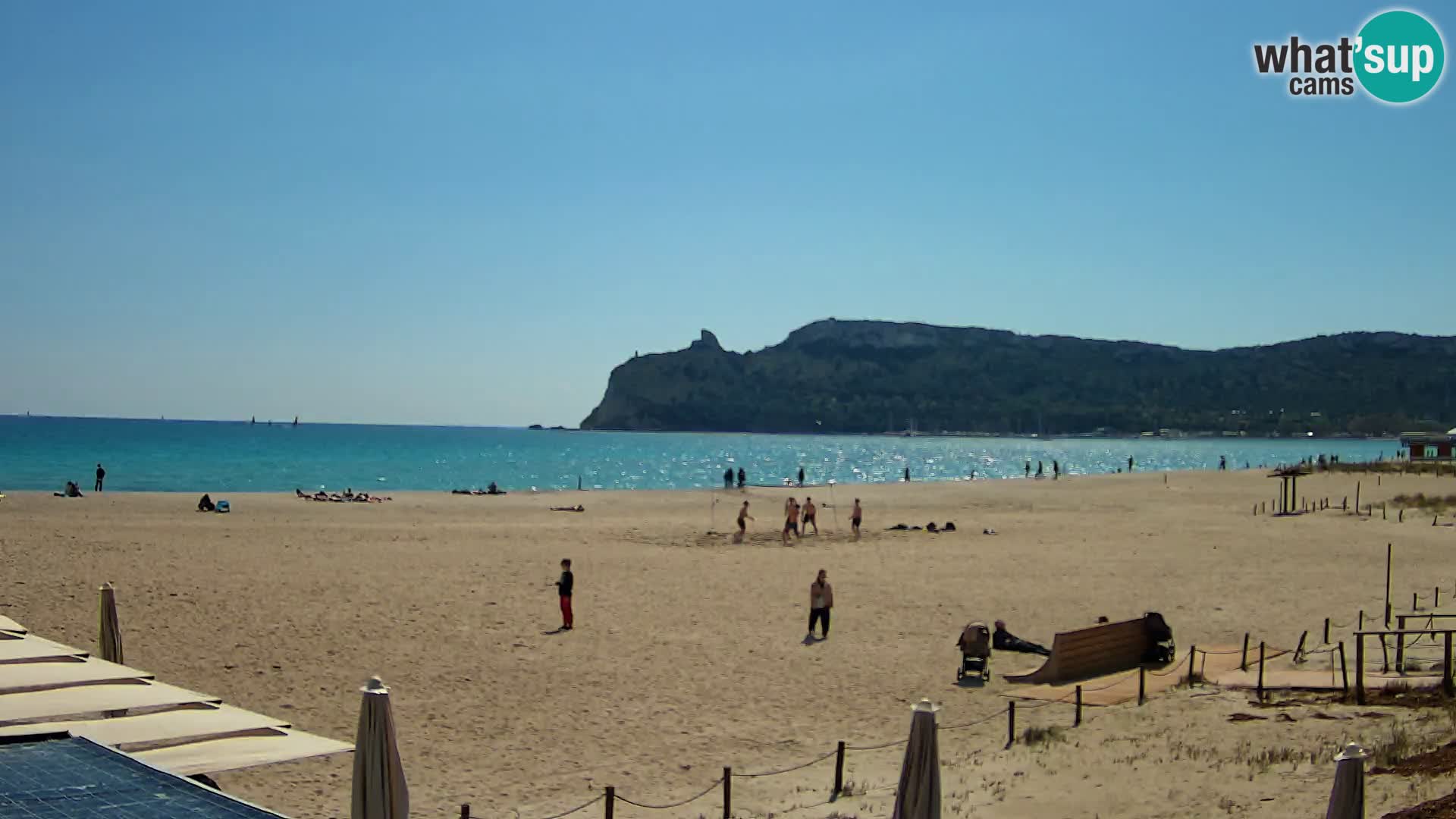 Webcam spiaggia del Poetto | Cagliari | Sardegna