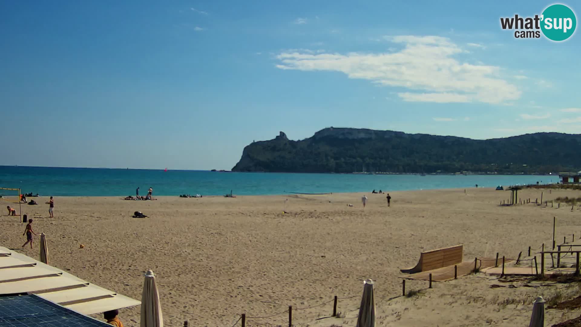 Poetto beach webcam | Cagliari | Sardinija