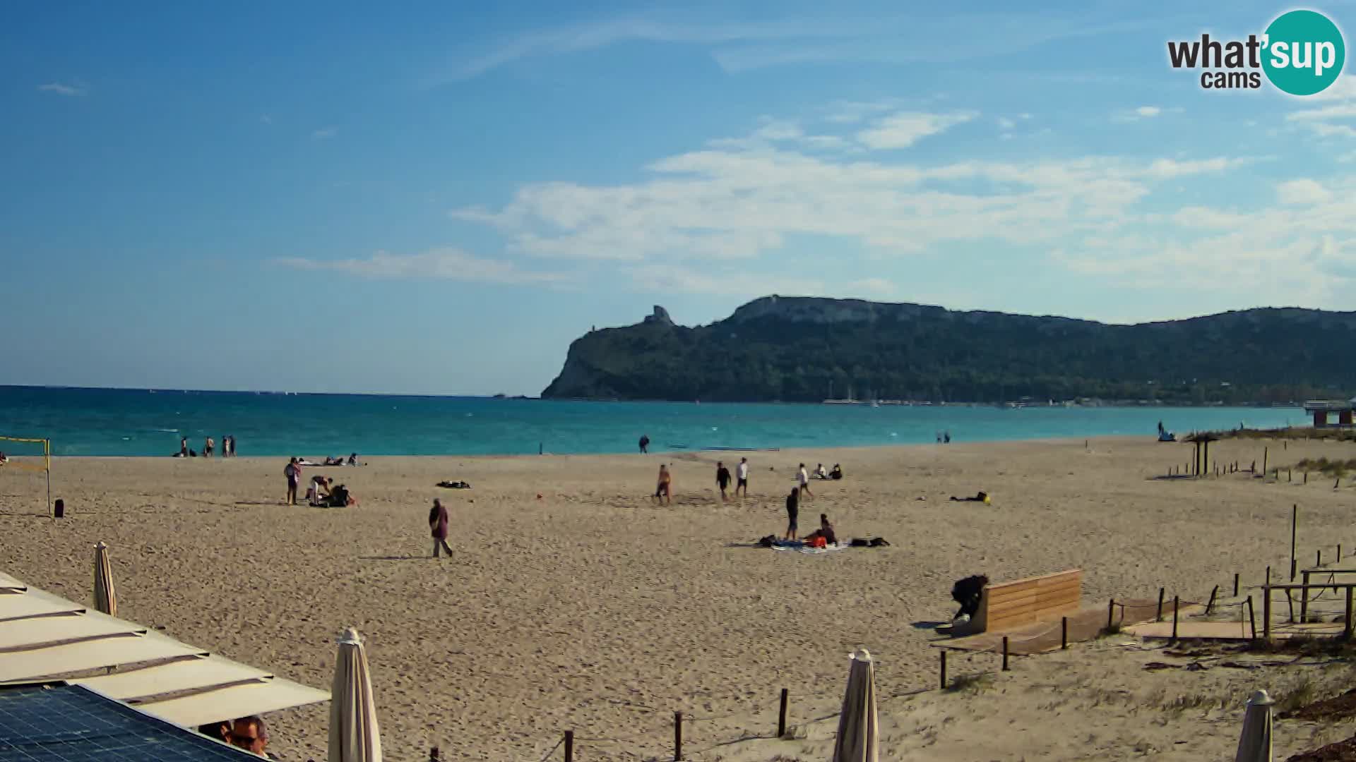 Poetto beach webcam | Cagliari | Sardinija