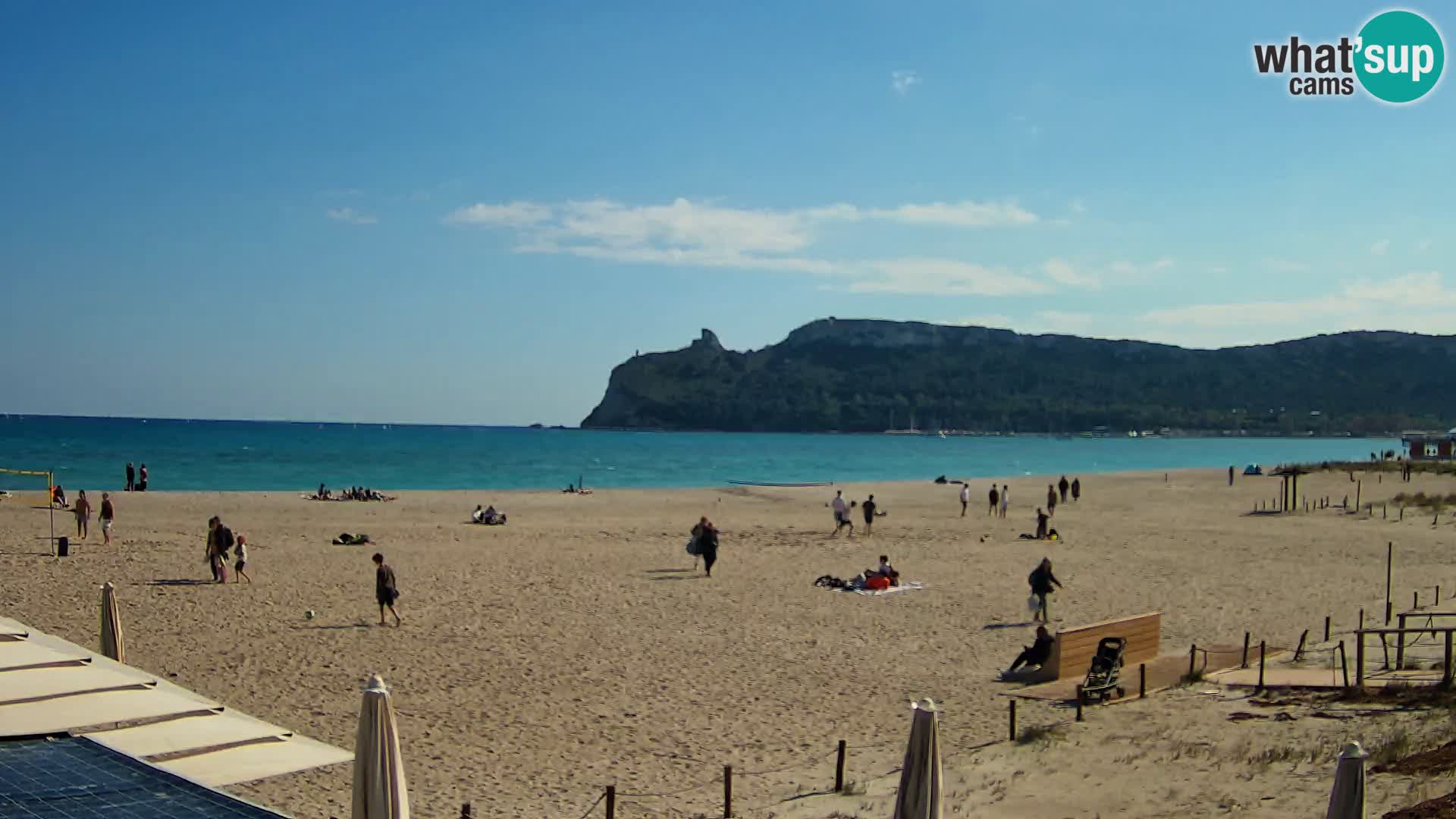 Poetto beach webcam | Cagliari | Sardinija