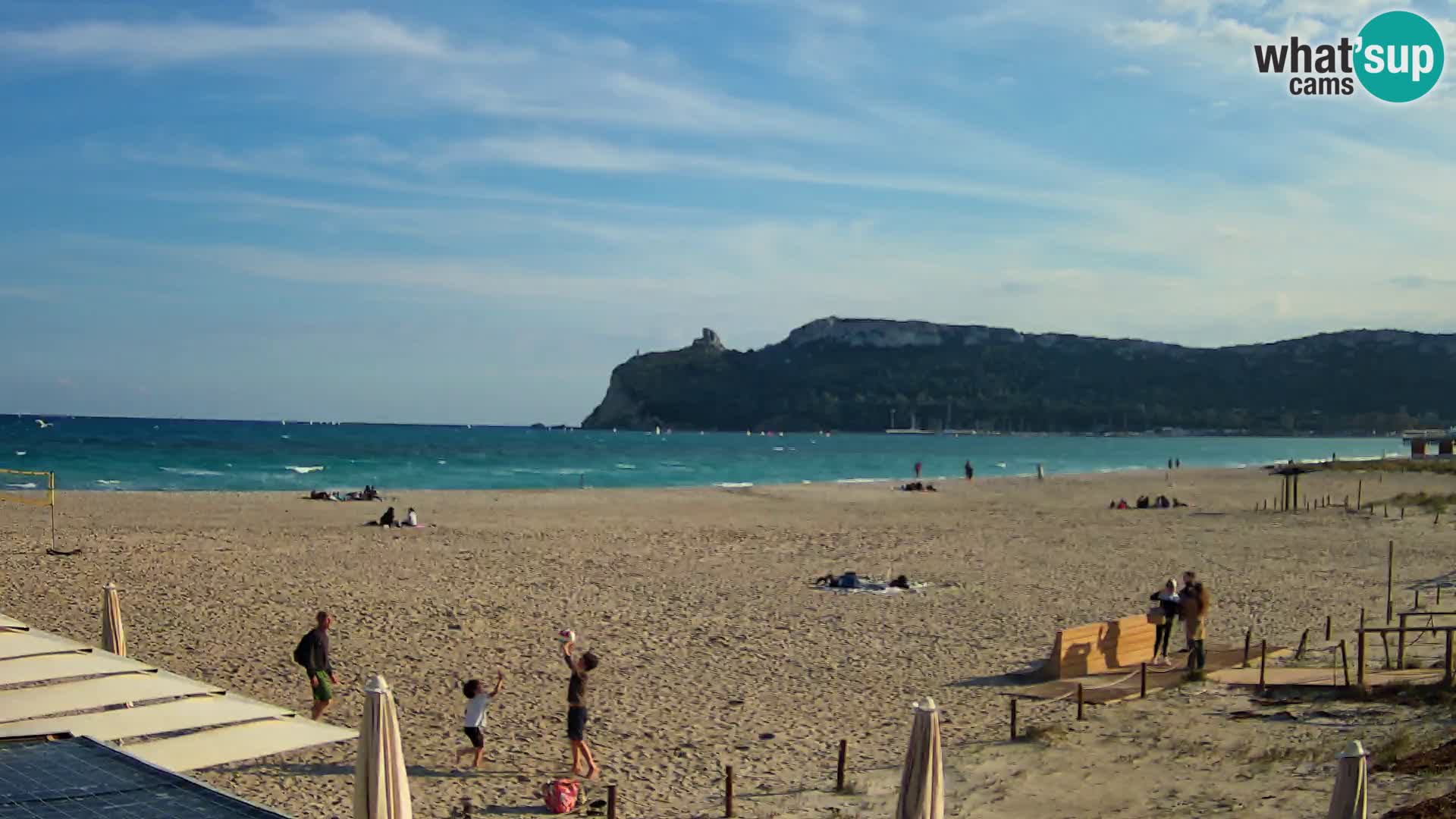 Poetto beach webcam | Cagliari | Sardinija