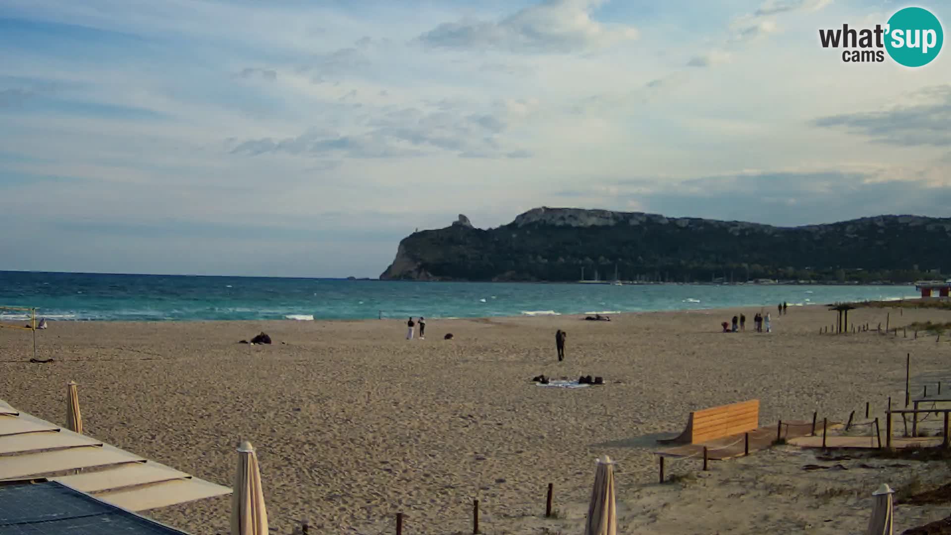 Poetto beach webcam | Cagliari | Sardinija