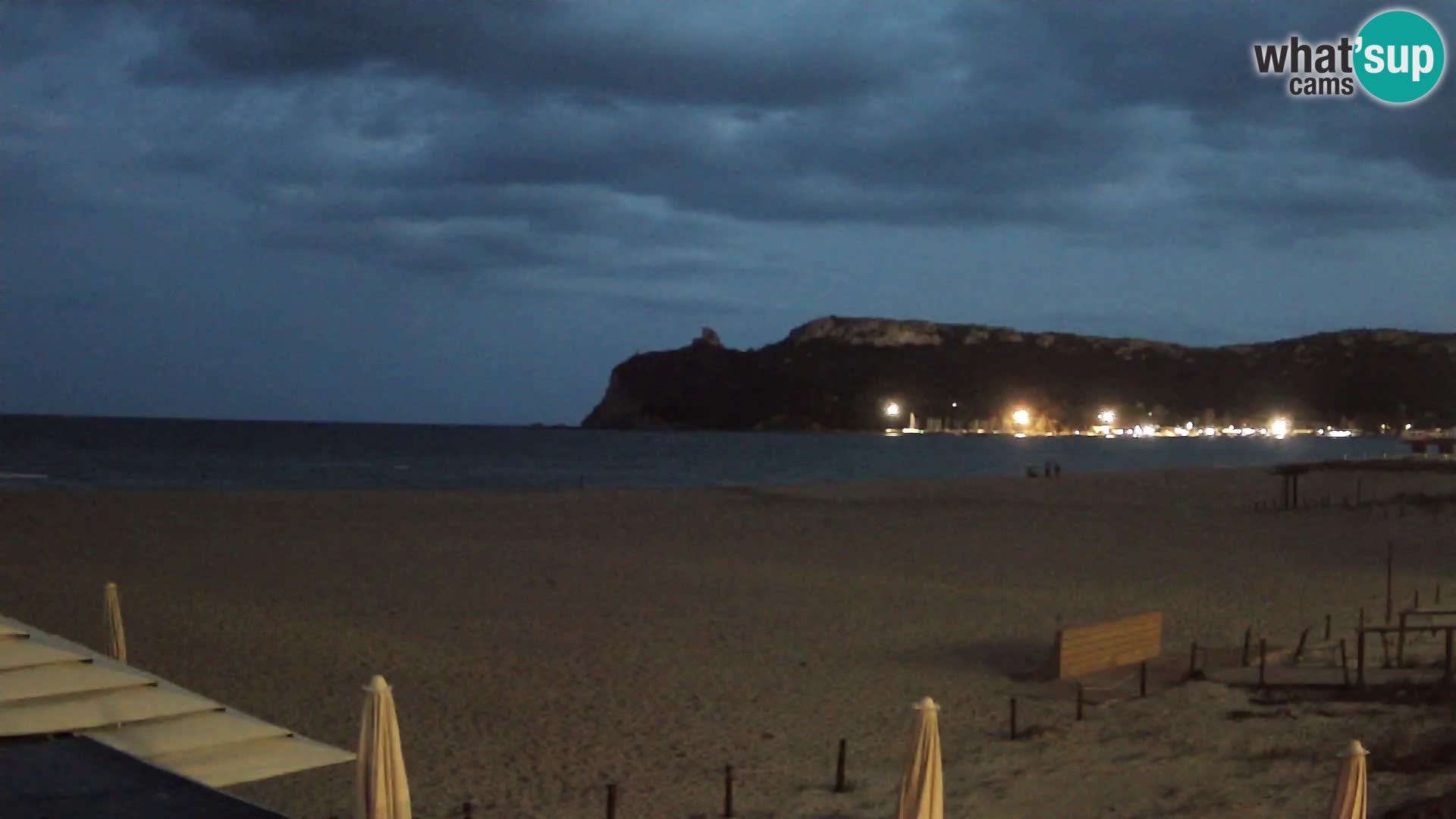 Poetto beach webcam | Cagliari | Sardinija