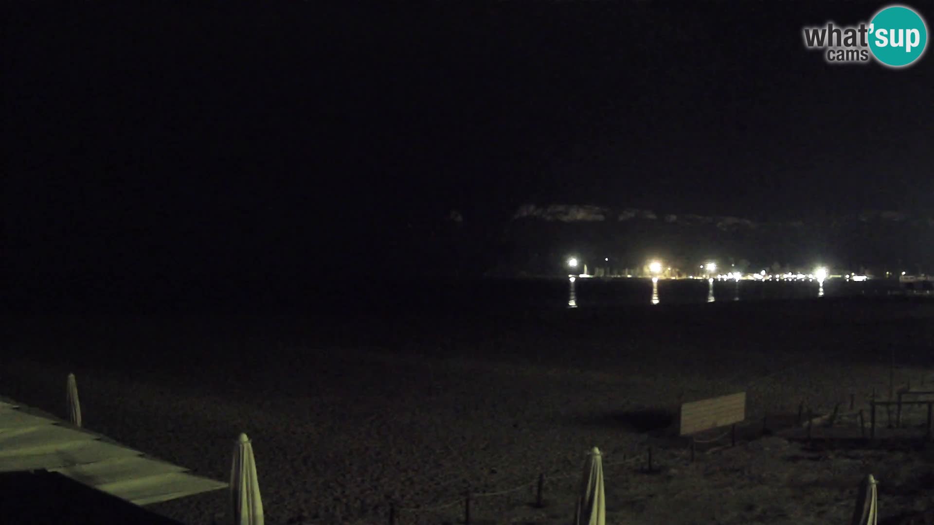 Poetto beach webcam | Cagliari | Sardinija
