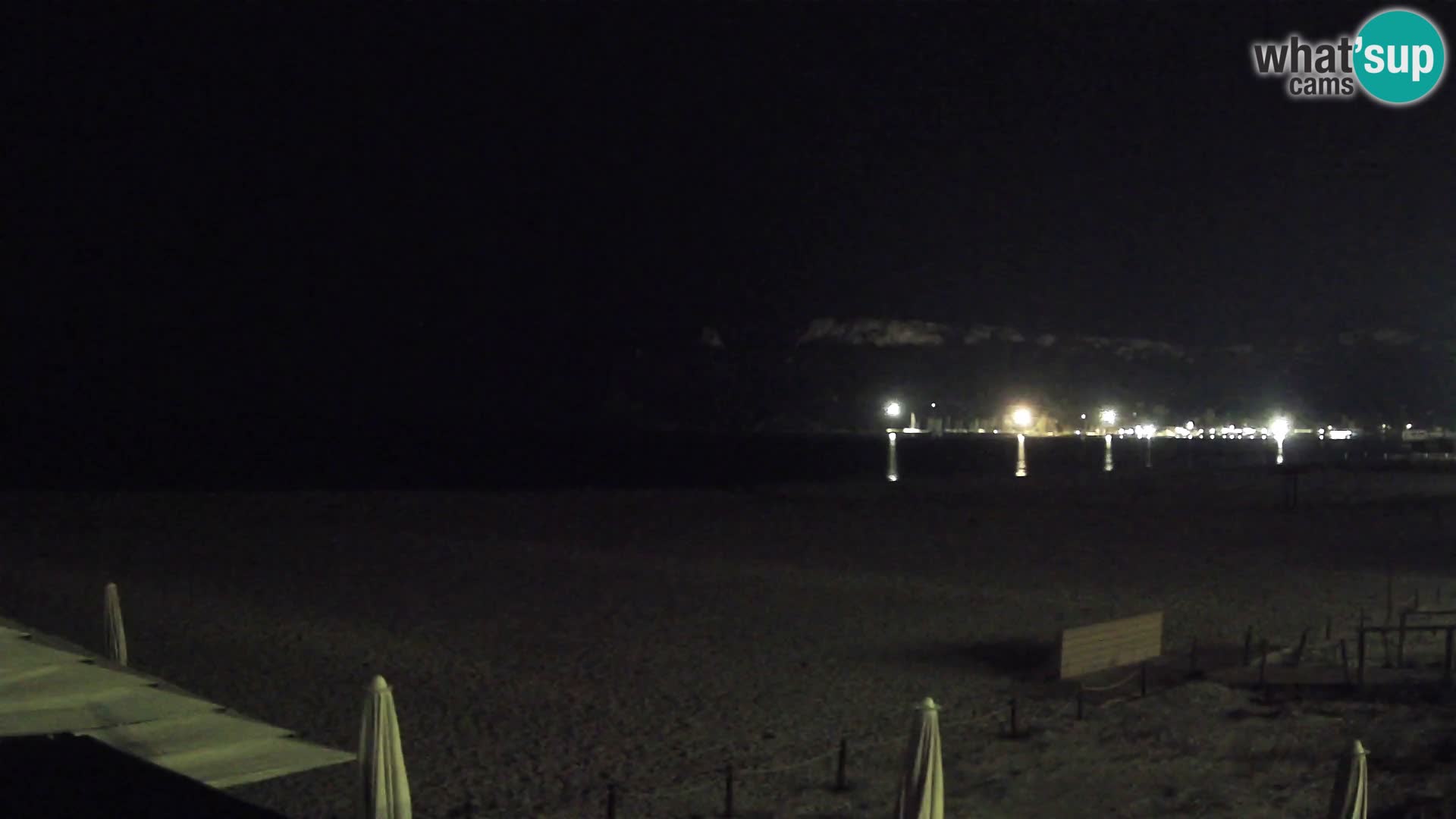 Poetto beach webcam | Cagliari | Sardinija