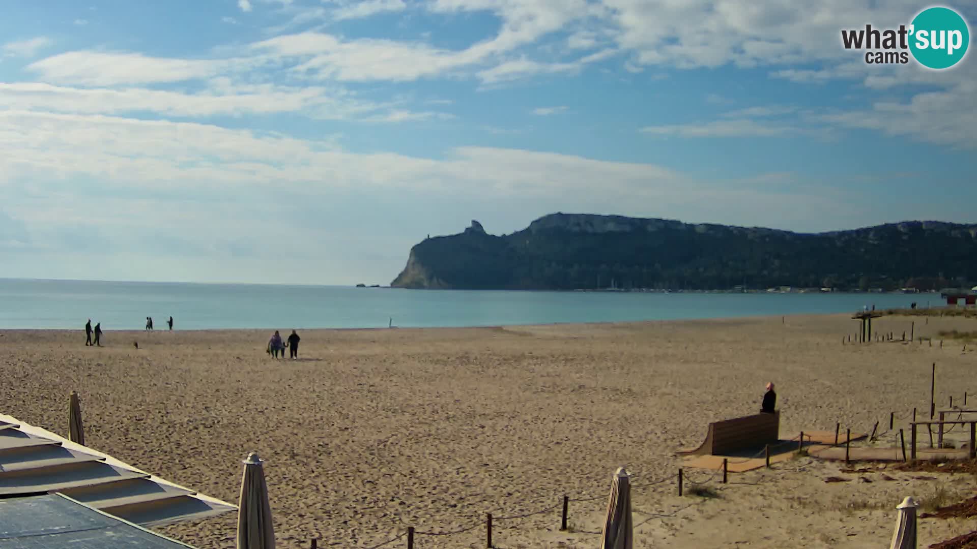 Poetto beach webcam | Cagliari | Sardinija