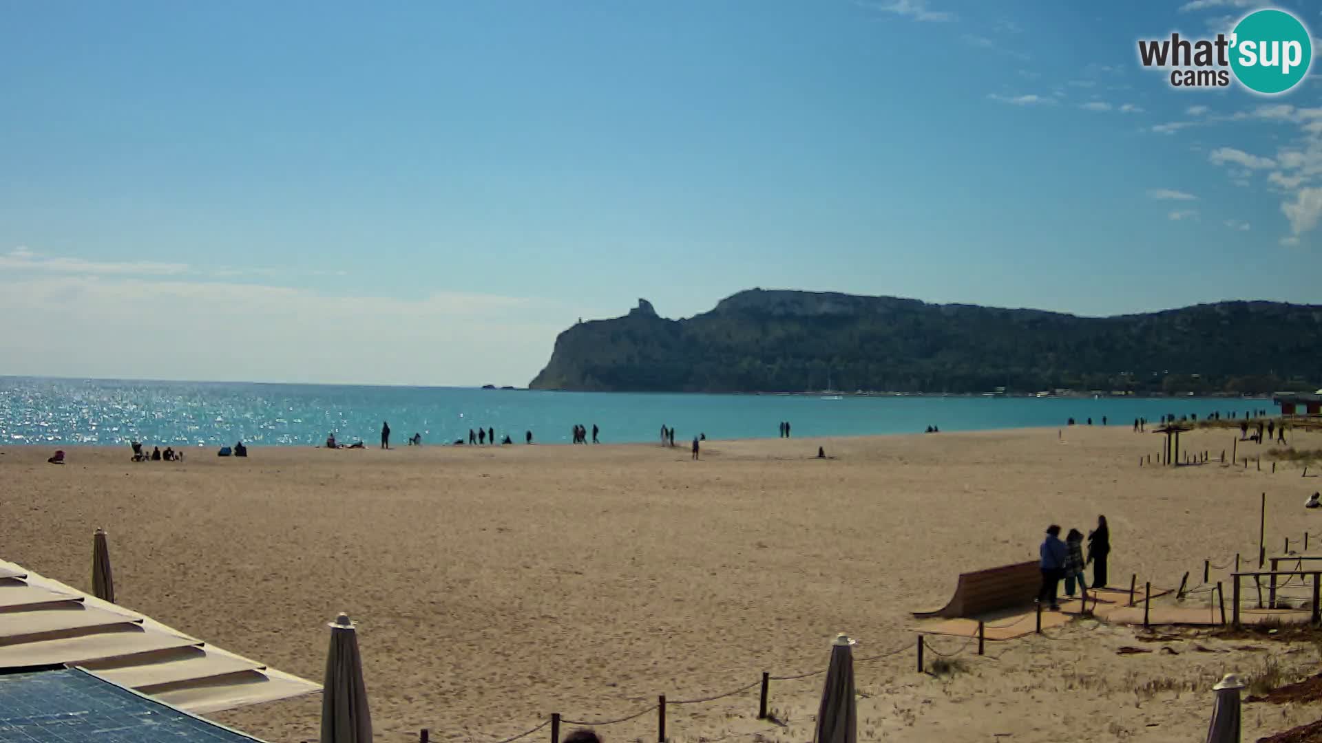 Poetto beach webcam | Cagliari | Sardinija