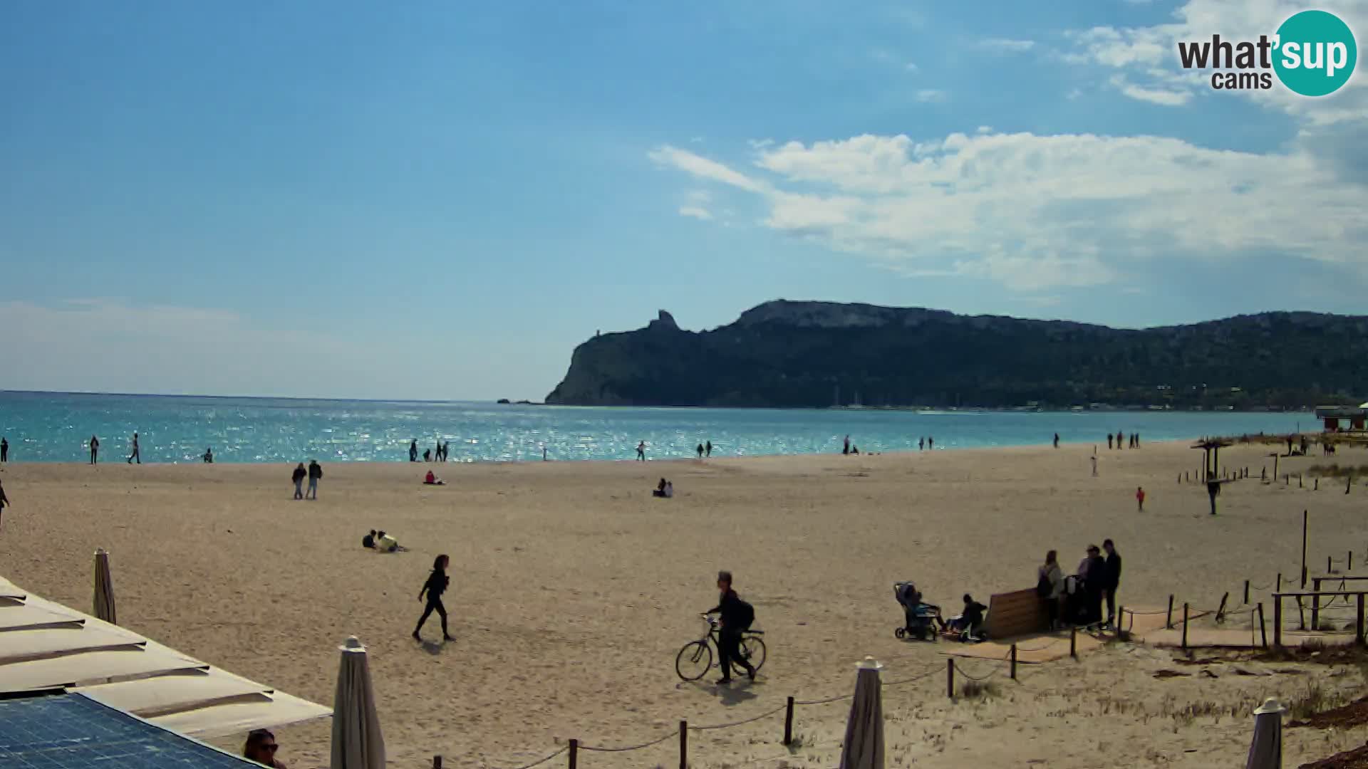Poetto beach webcam | Cagliari | Sardinia