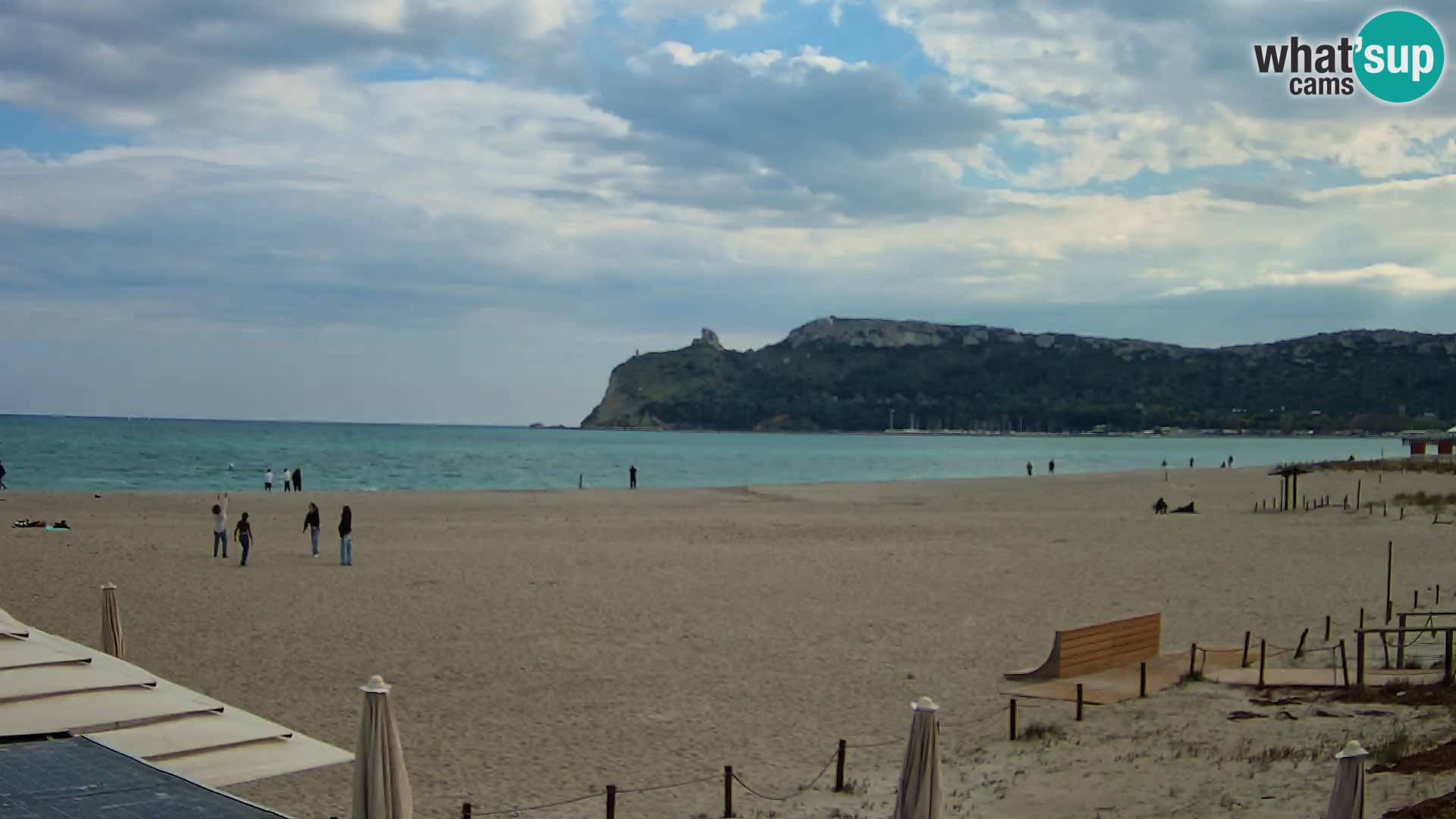 Poetto beach webcam | Cagliari | Sardinija