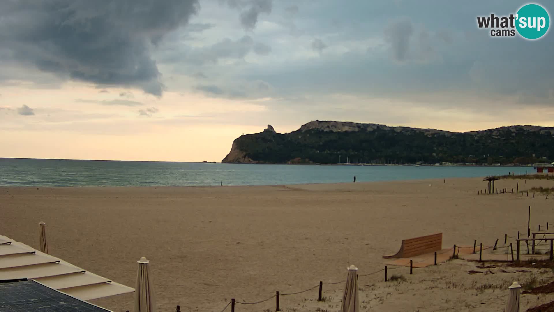 Poetto beach webcam | Cagliari | Sardinija
