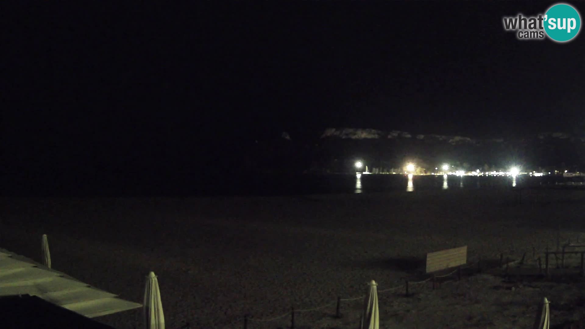 Poetto beach webcam | Cagliari | Sardinija