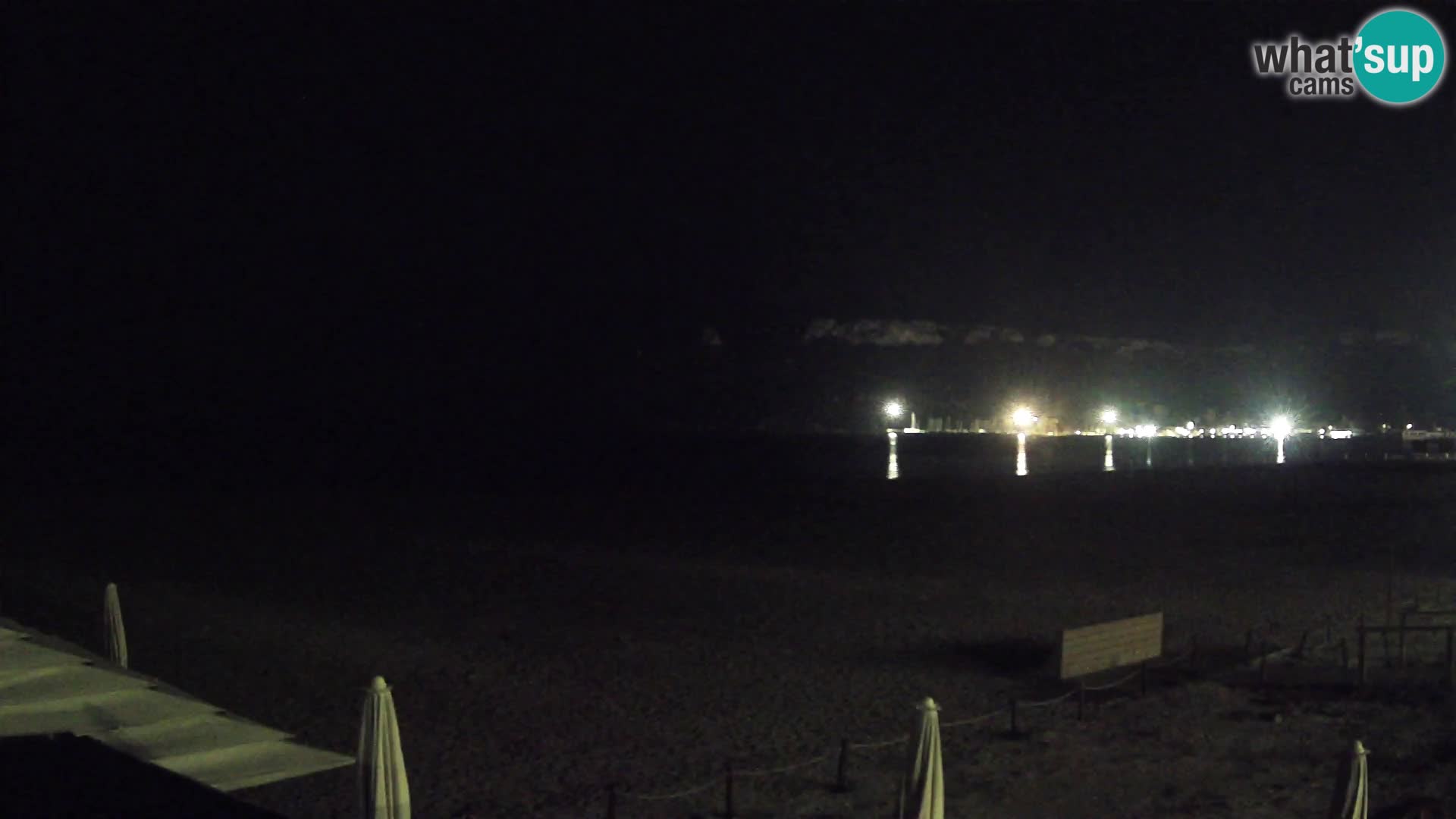 Poetto beach webcam | Cagliari | Sardinija